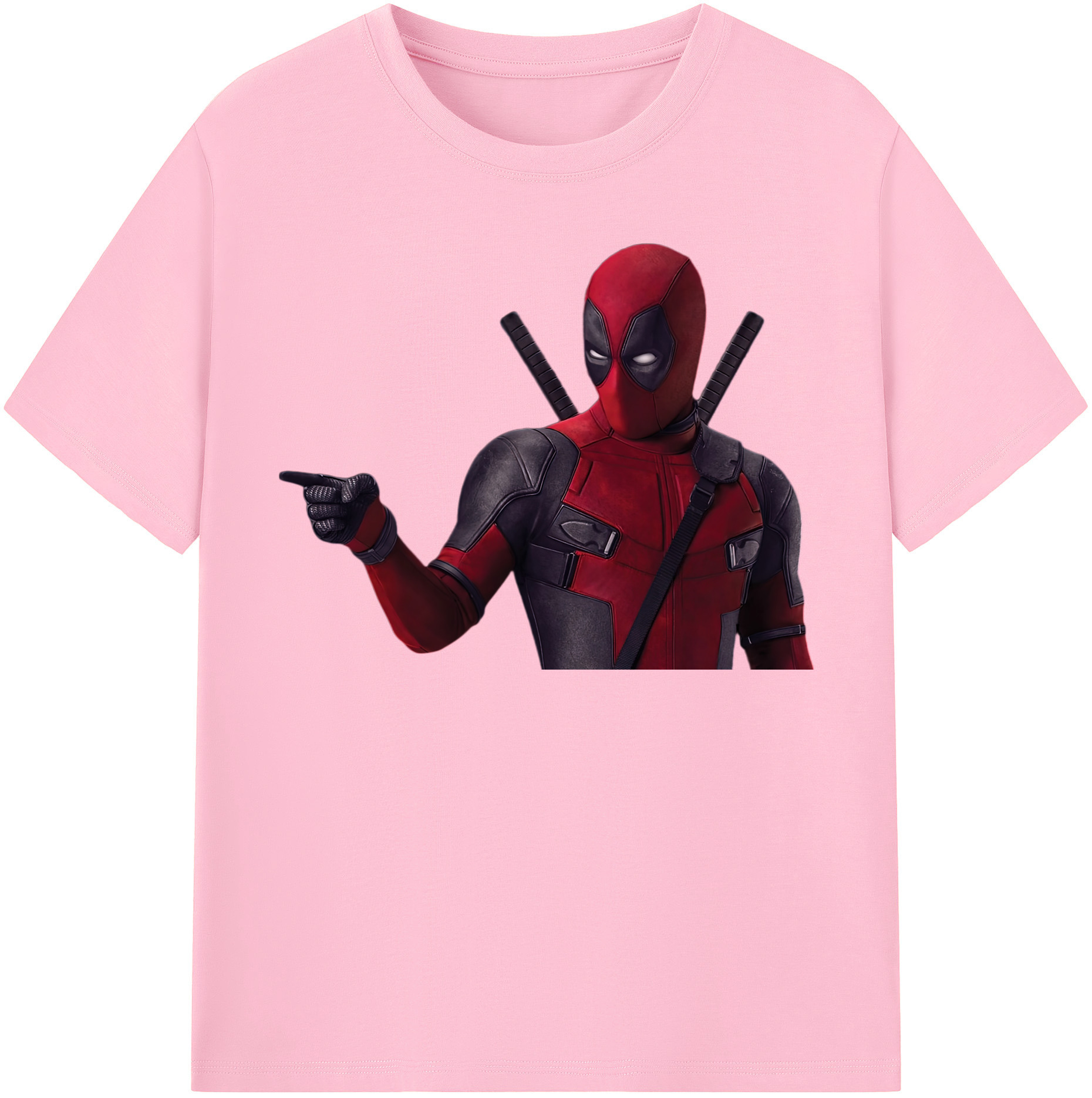 （画像用） Deadpool デッドプール 綿100％半袖Tシャツ（フロントプリント）