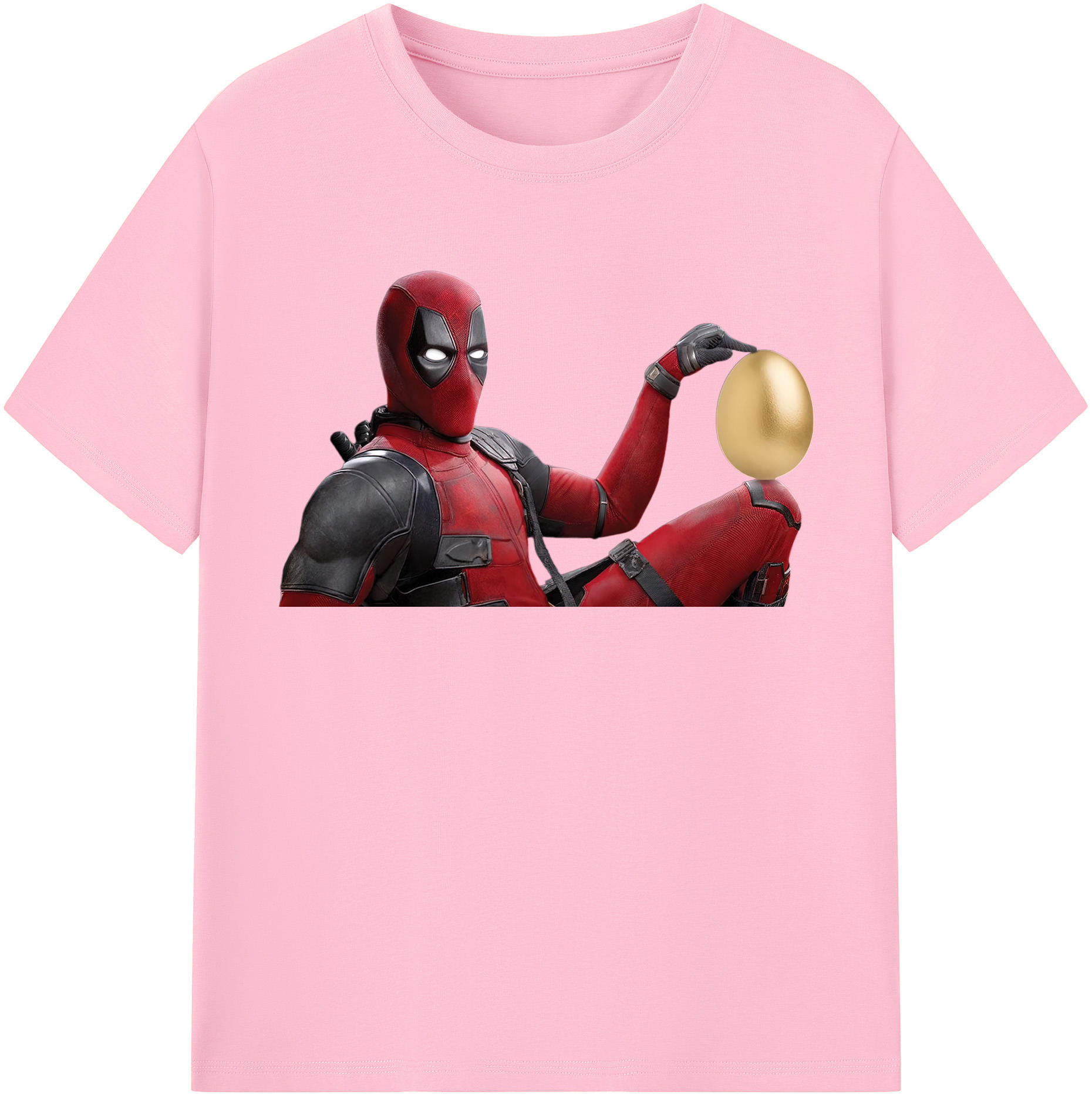 （画像用） Deadpool デッドプール 綿100％半袖Tシャツ（フロントプリント）