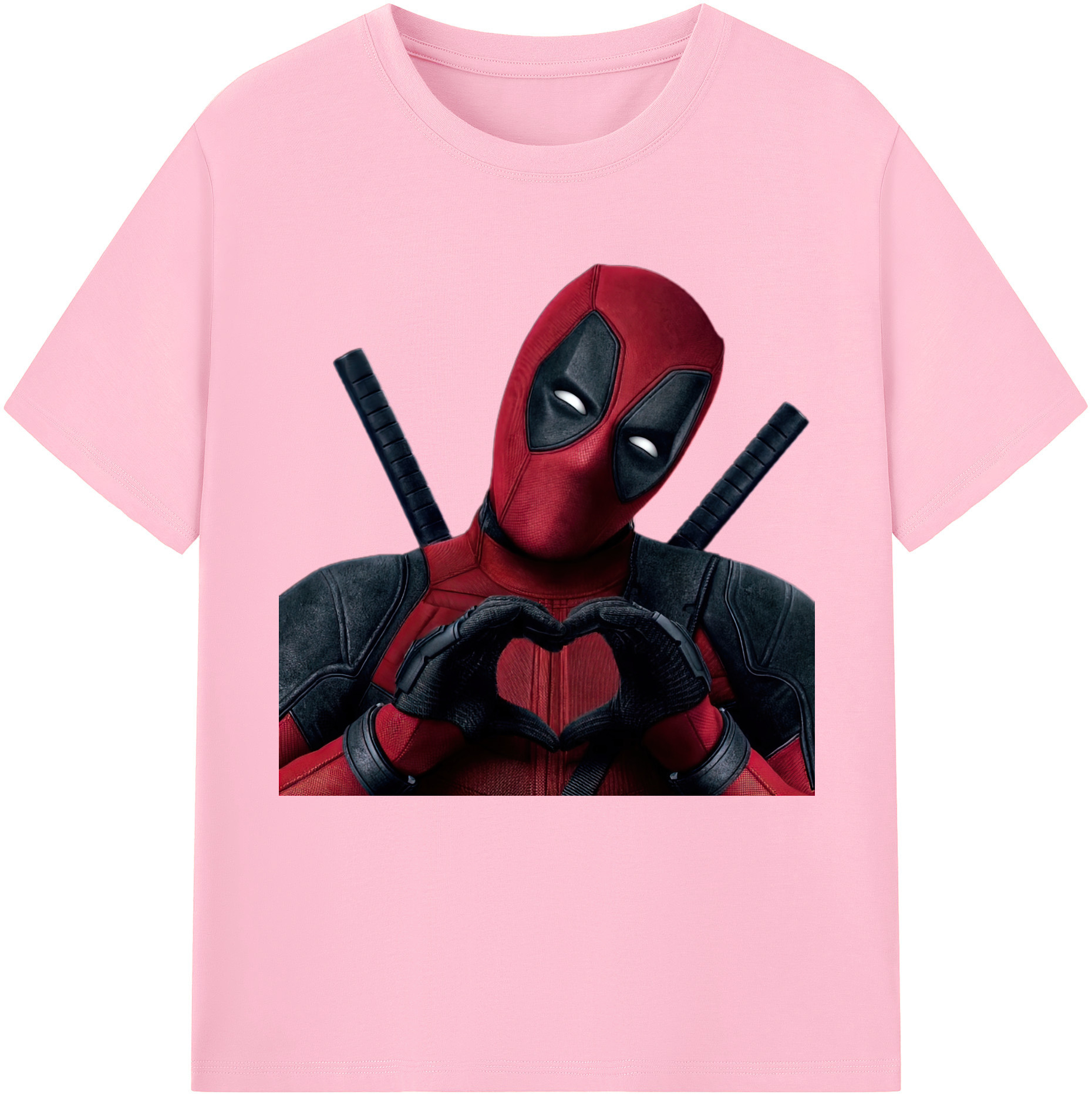 （画像用） Deadpool デッドプール 綿100％半袖Tシャツ（フロントプリント）