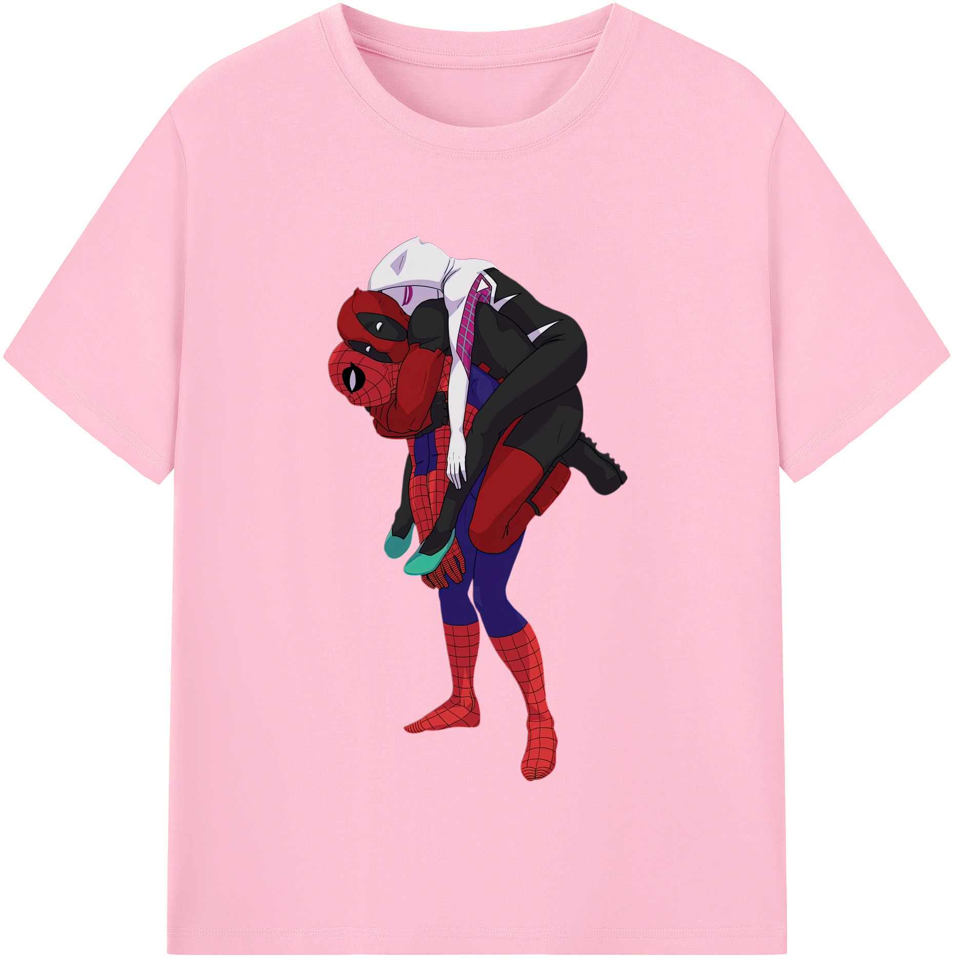 （画像用） Deadpool デッドプール 綿100％半袖Tシャツ（フロントプリント）