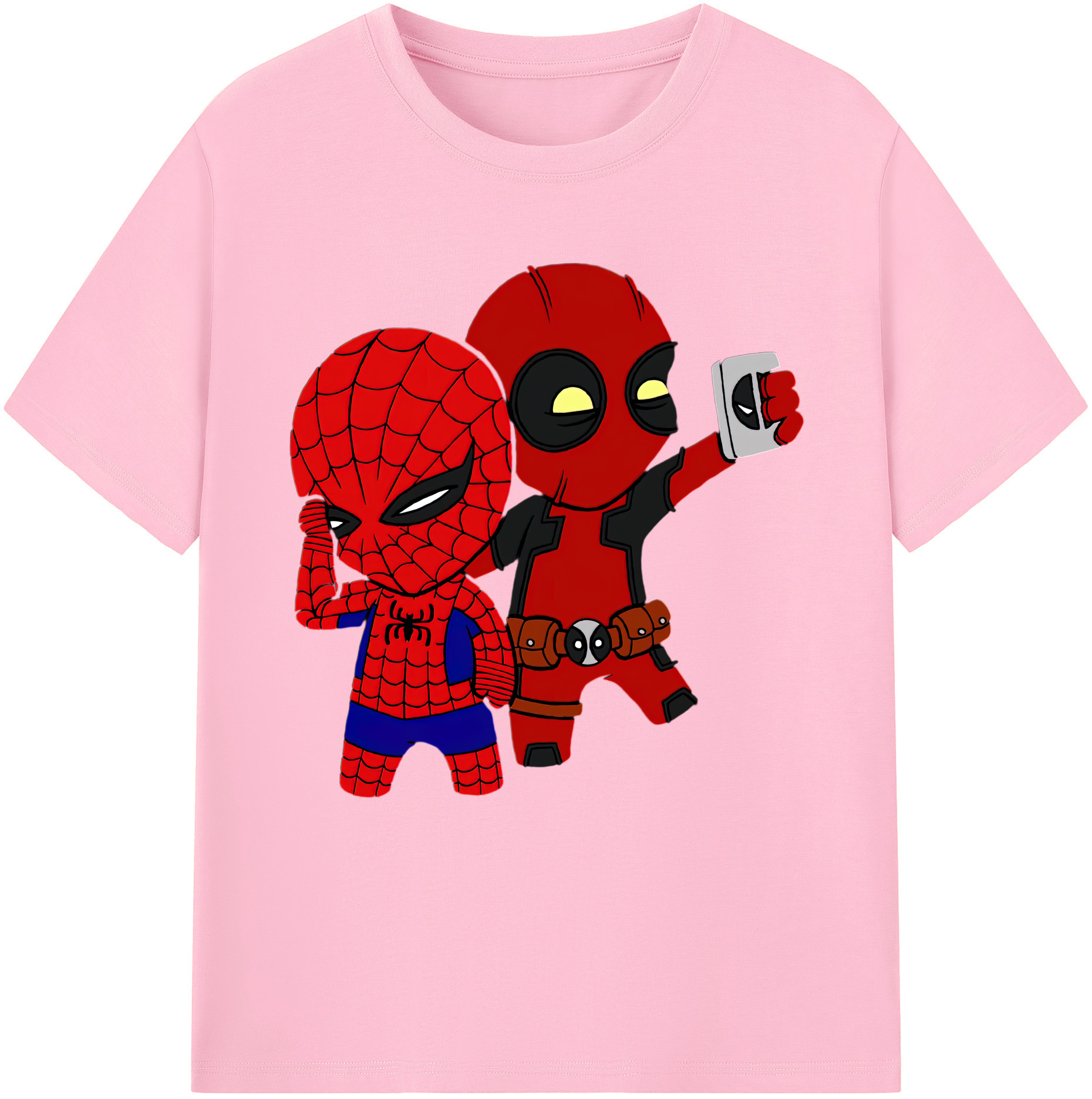 （画像用） Deadpool デッドプール 綿100％半袖Tシャツ（フロントプリント）