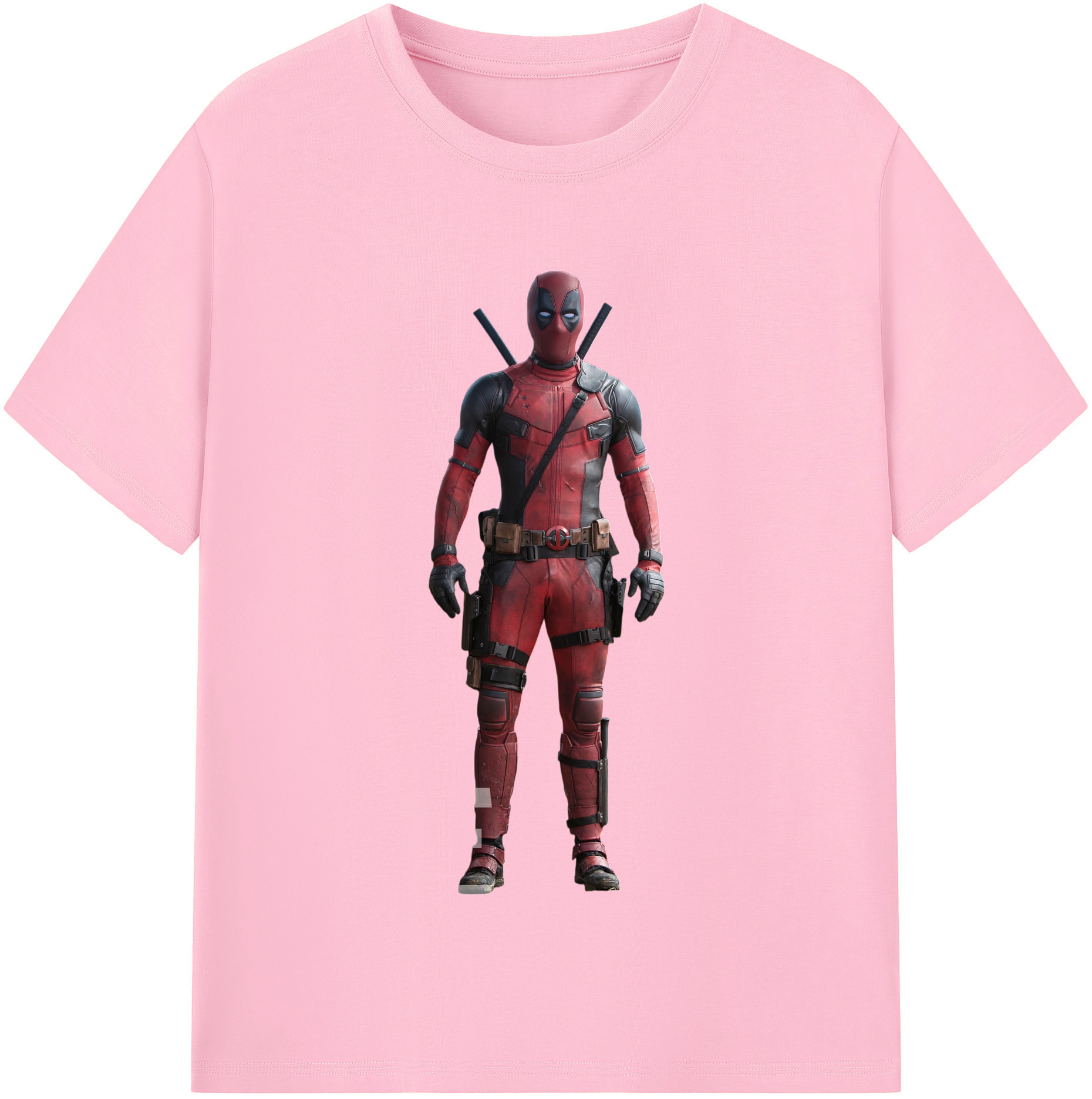 （画像用） Deadpool デッドプール 綿100％半袖Tシャツ（フロントプリント）