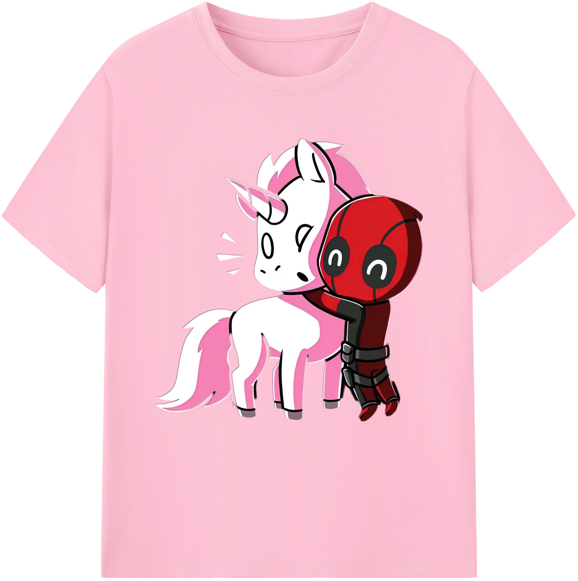 （画像用） Deadpool デッドプール 綿100％半袖Tシャツ（フロントプリント）