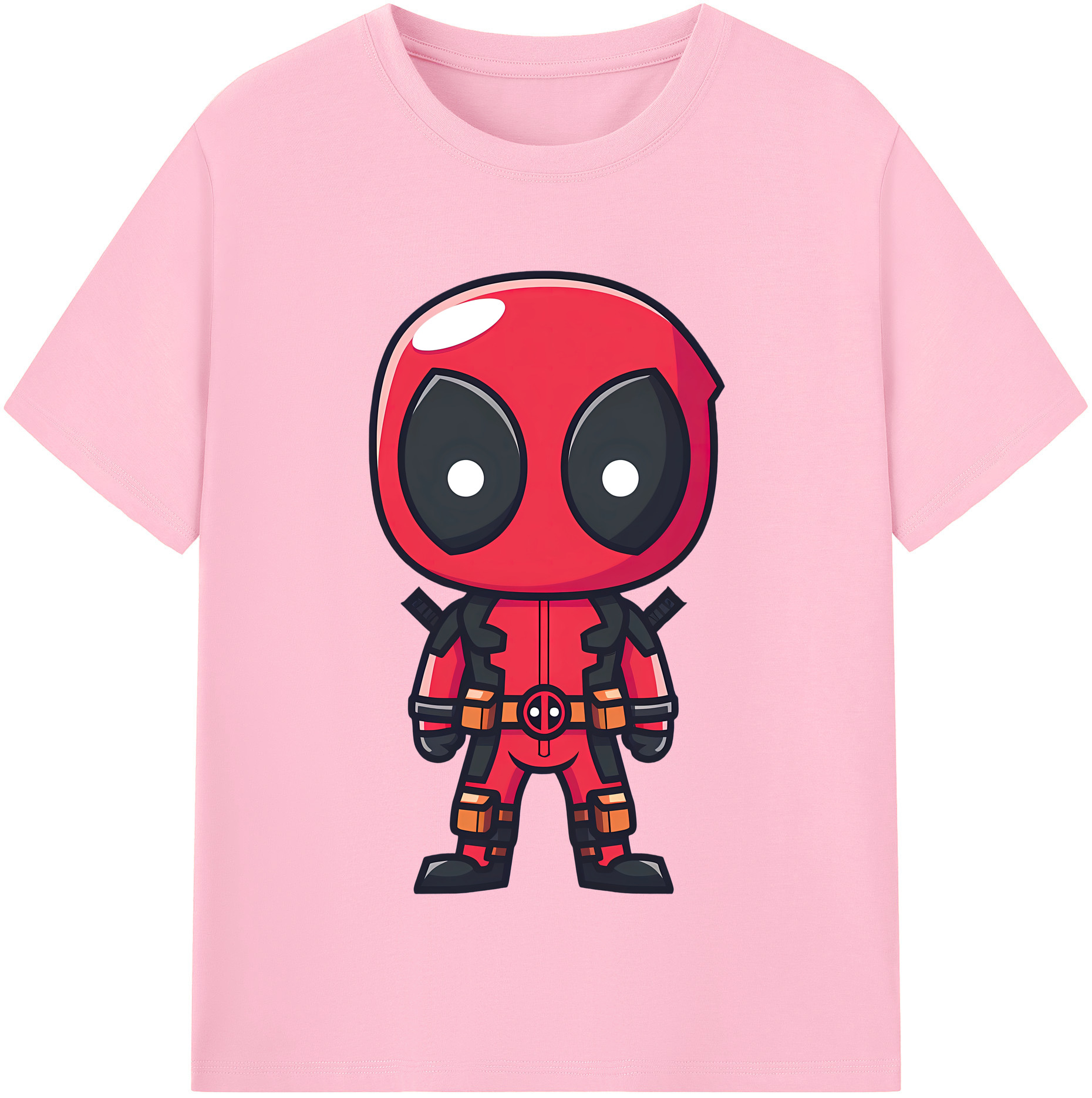 （画像用） Deadpool デッドプール 綿100％半袖Tシャツ（フロントプリント）