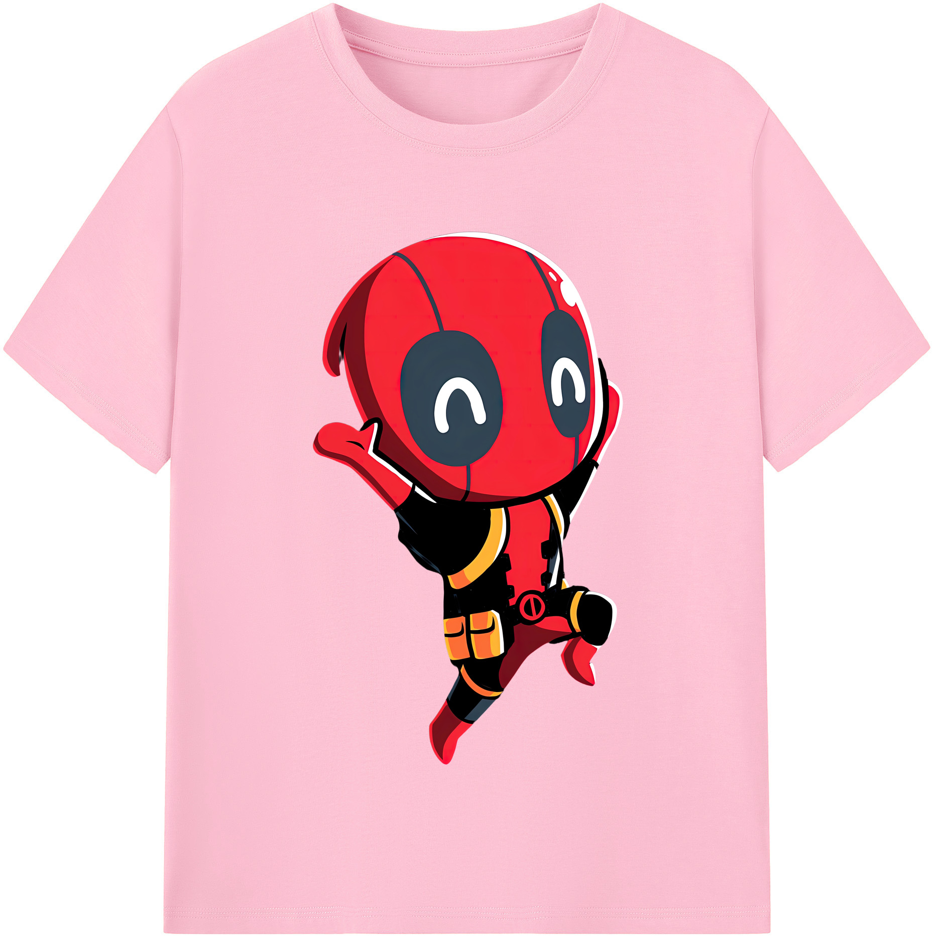 （画像用） Deadpool デッドプール 綿100％半袖Tシャツ（フロントプリント）