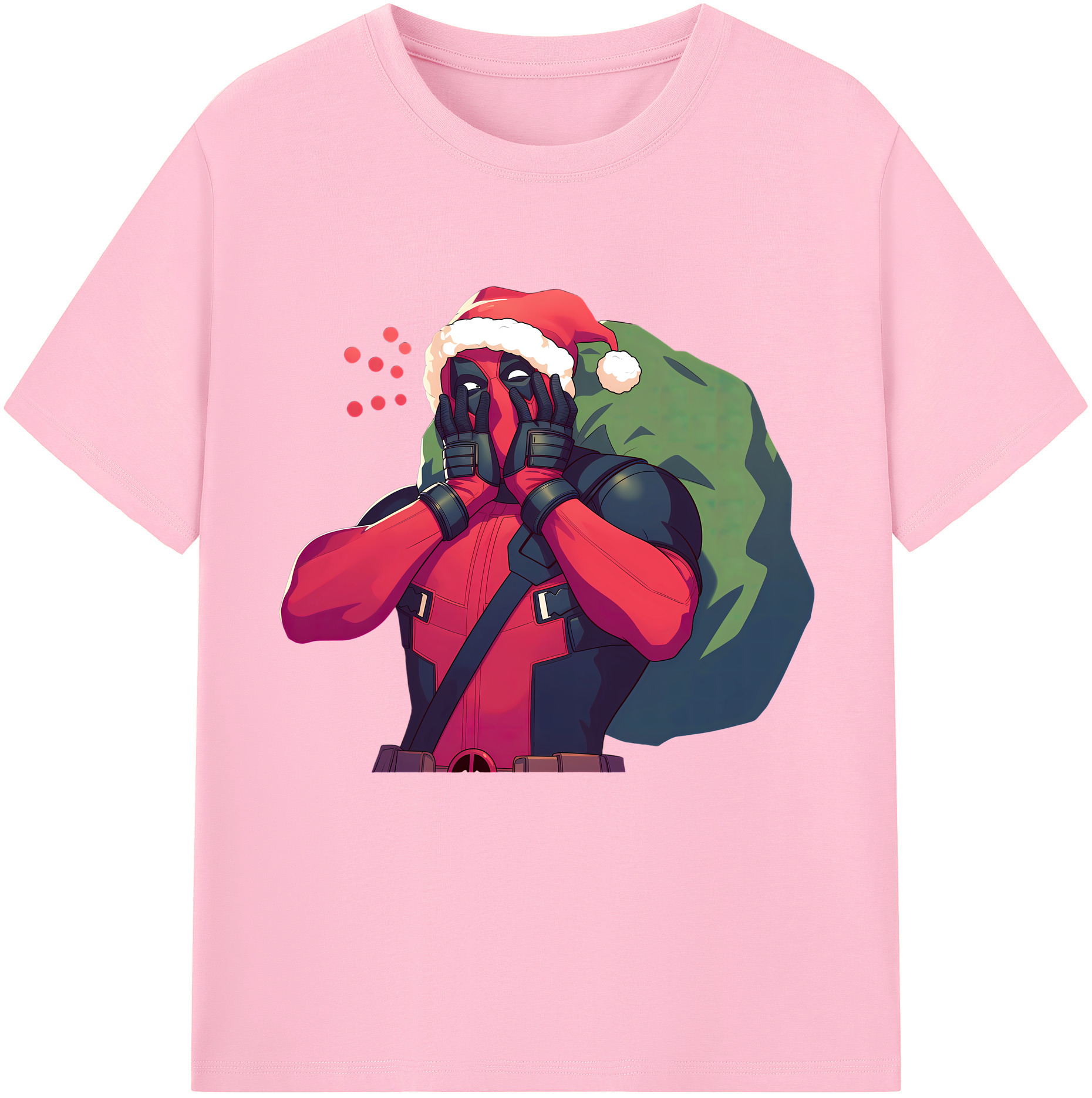 （画像用） Deadpool デッドプール 綿100％半袖Tシャツ（フロントプリント）
