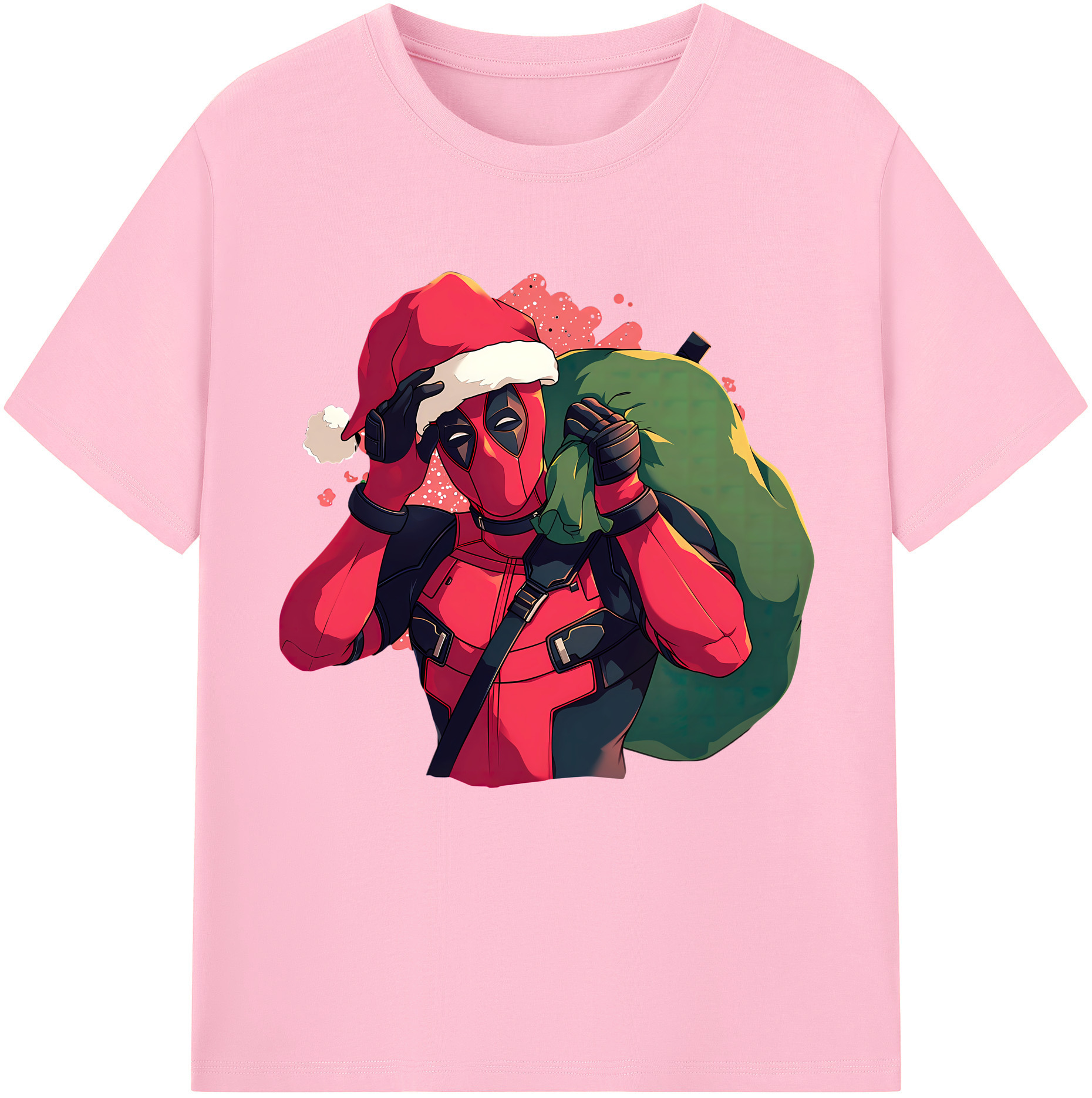 （画像用） Deadpool デッドプール 綿100％半袖Tシャツ（フロントプリント）