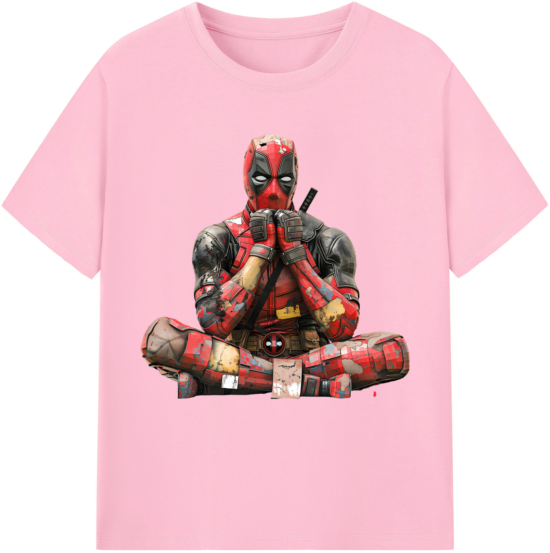 （画像用） Deadpool デッドプール 綿100％半袖Tシャツ（フロントプリント）