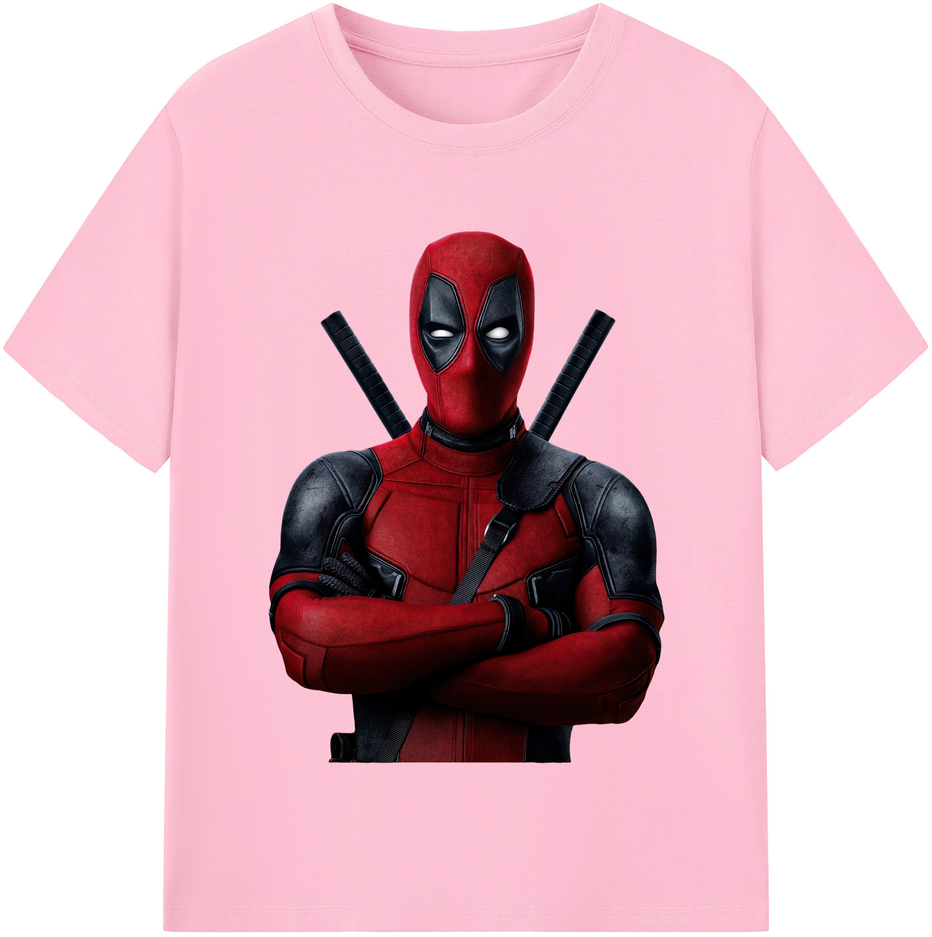（画像用） Deadpool デッドプール 綿100％半袖Tシャツ（フロントプリント）