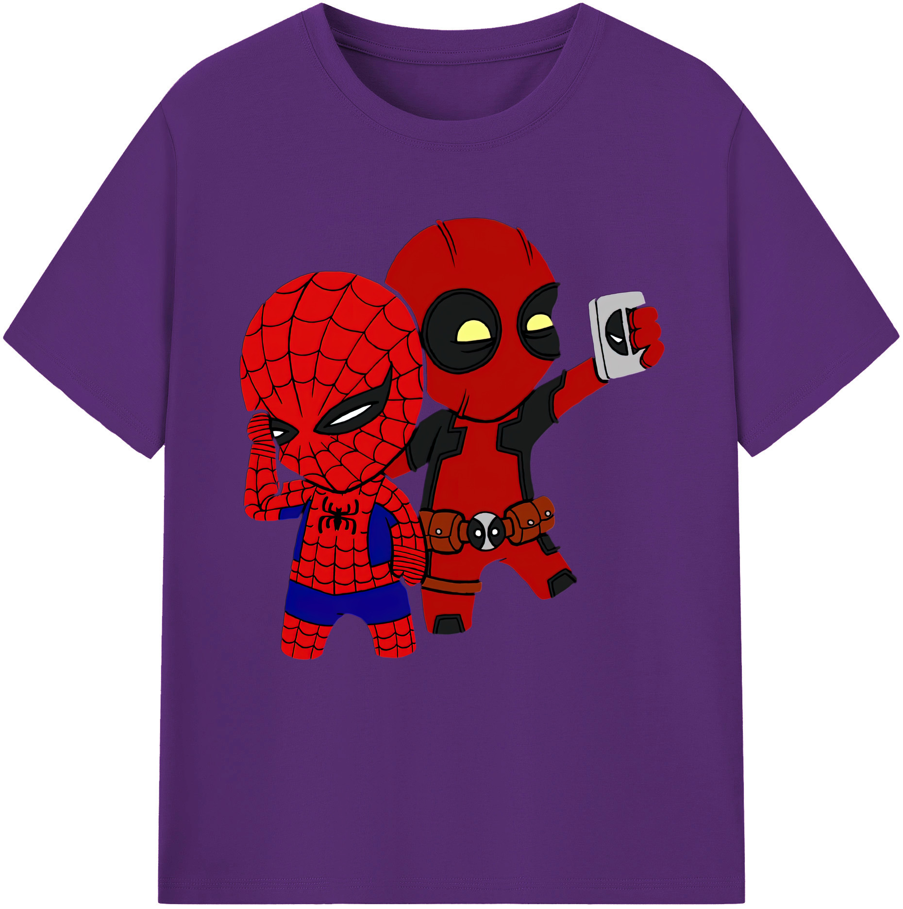 （画像用） Deadpool デッドプール 綿100％半袖Tシャツ（フロントプリント）
