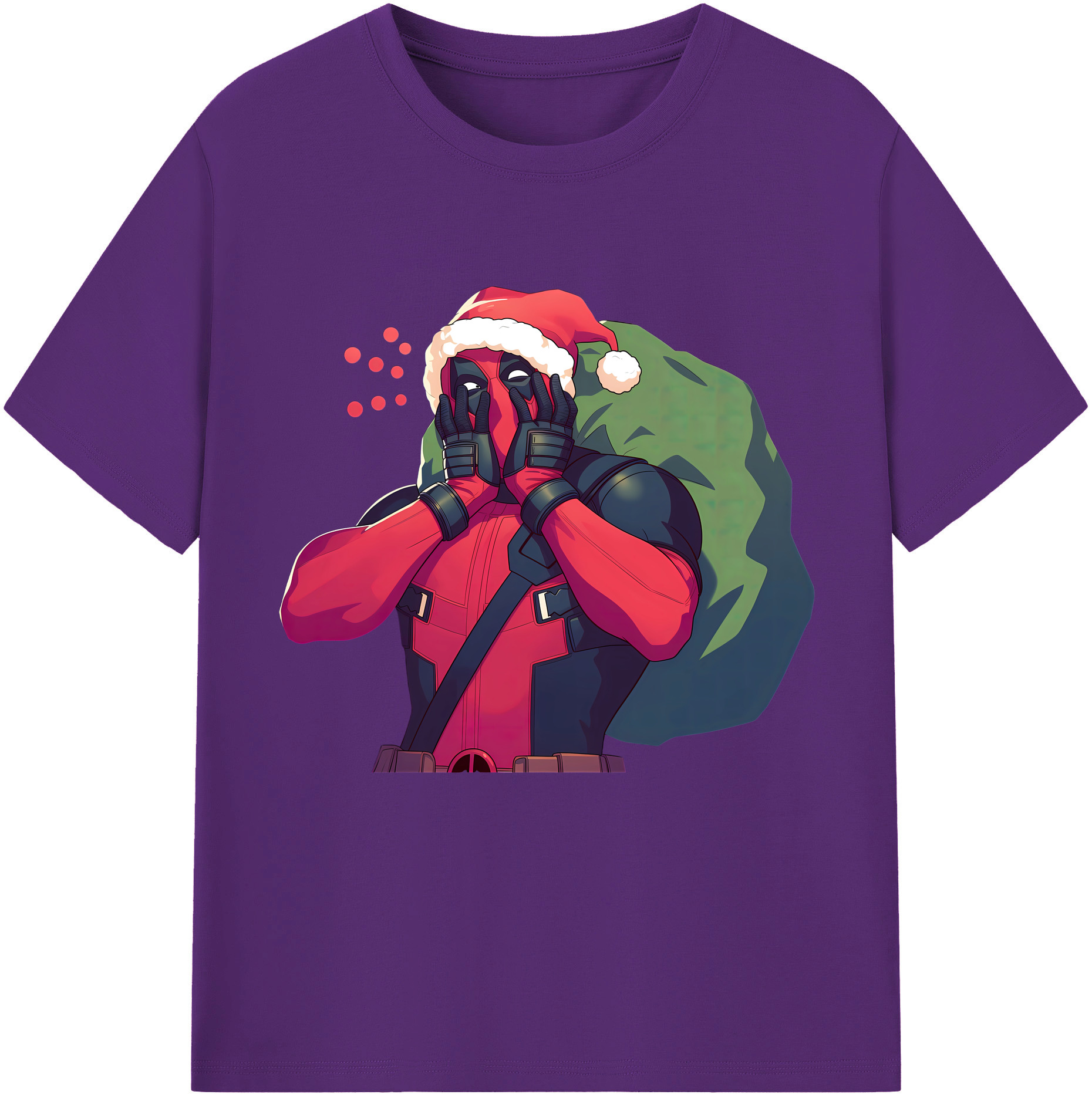 （画像用） Deadpool デッドプール 綿100％半袖Tシャツ（フロントプリント）