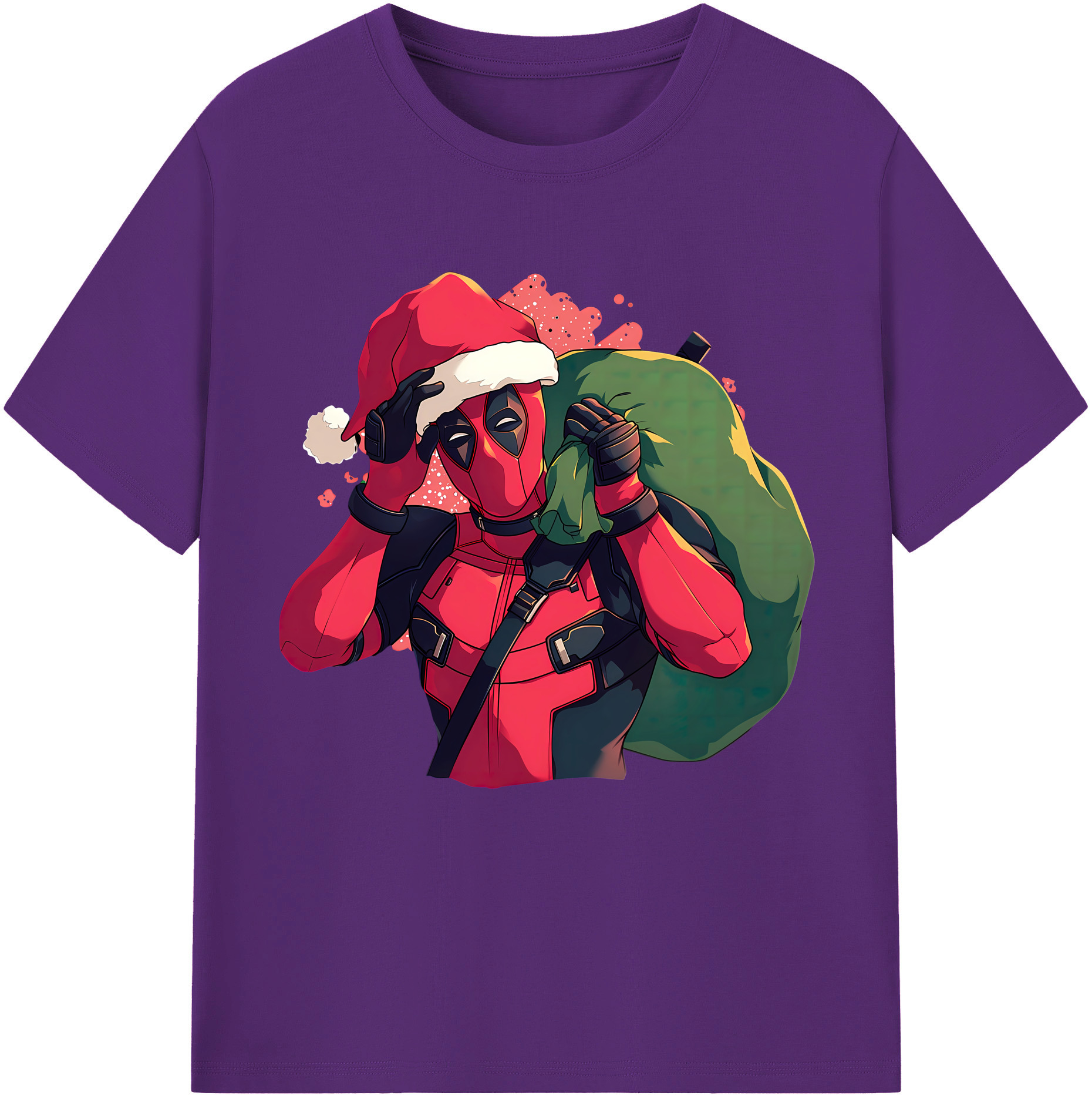 （画像用） Deadpool デッドプール 綿100％半袖Tシャツ（フロントプリント）