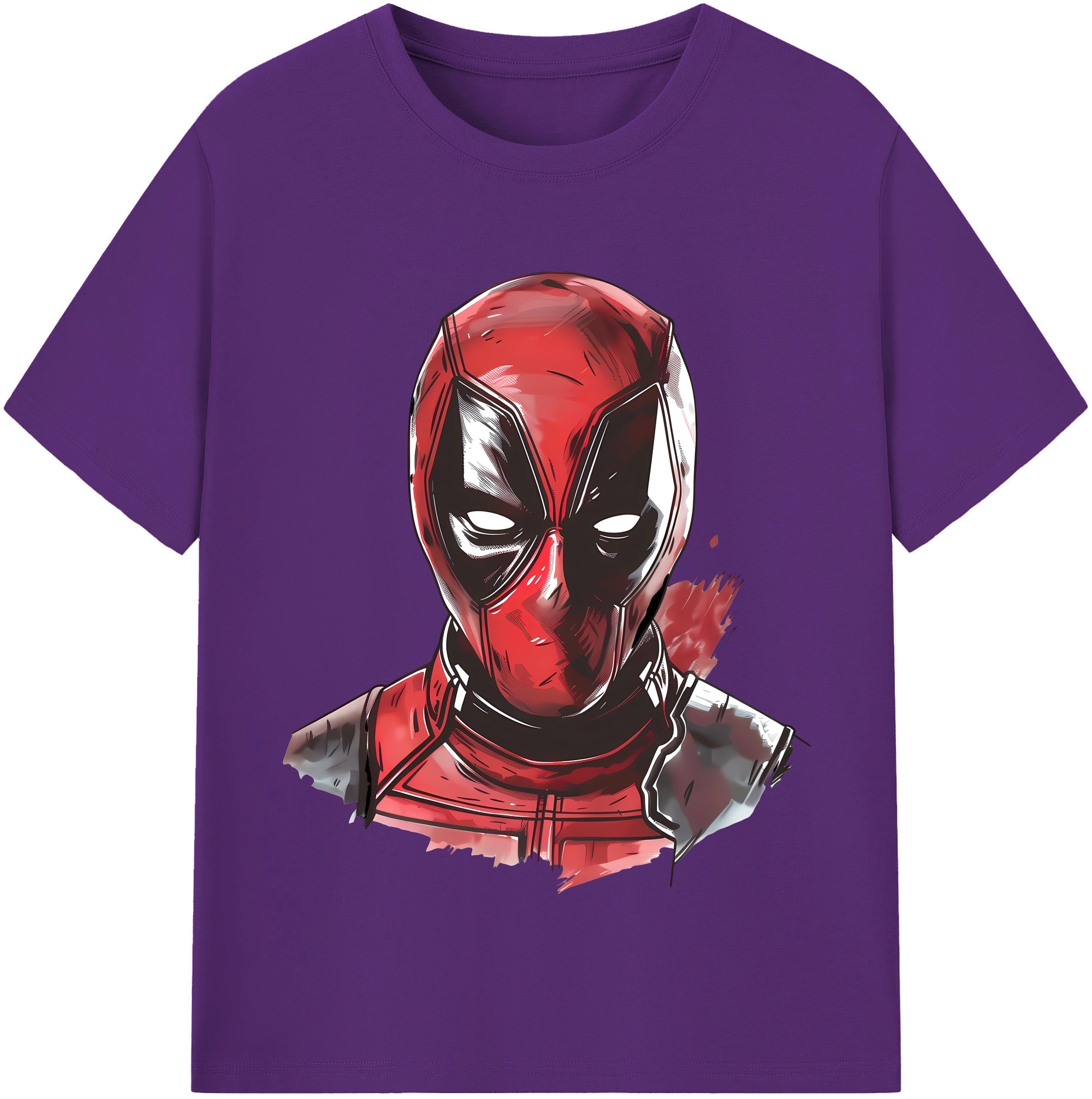 （画像用） Deadpool デッドプール 綿100％半袖Tシャツ（フロントプリント）