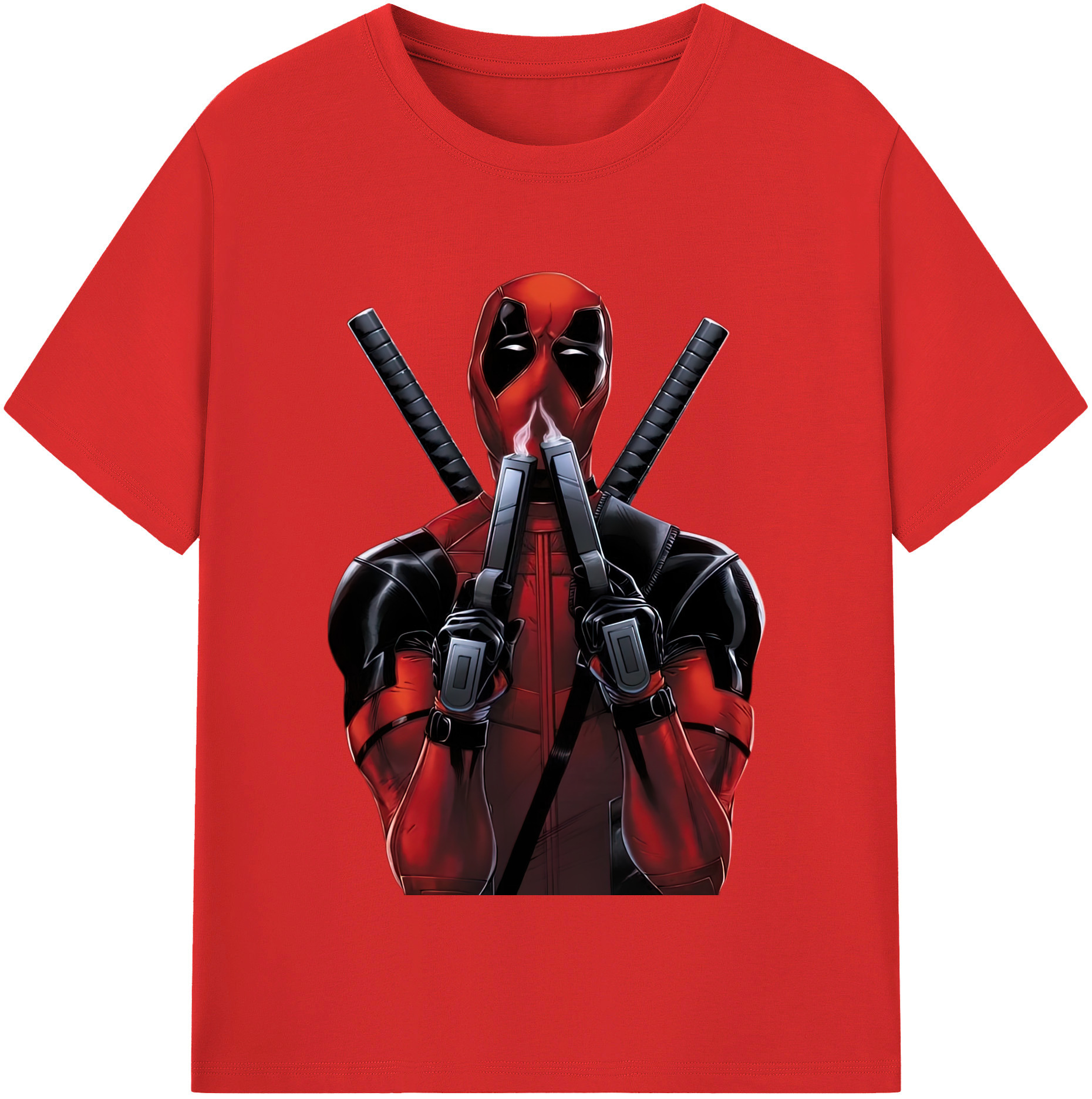 （画像用） Deadpool デッドプール 綿100％半袖Tシャツ（フロントプリント）