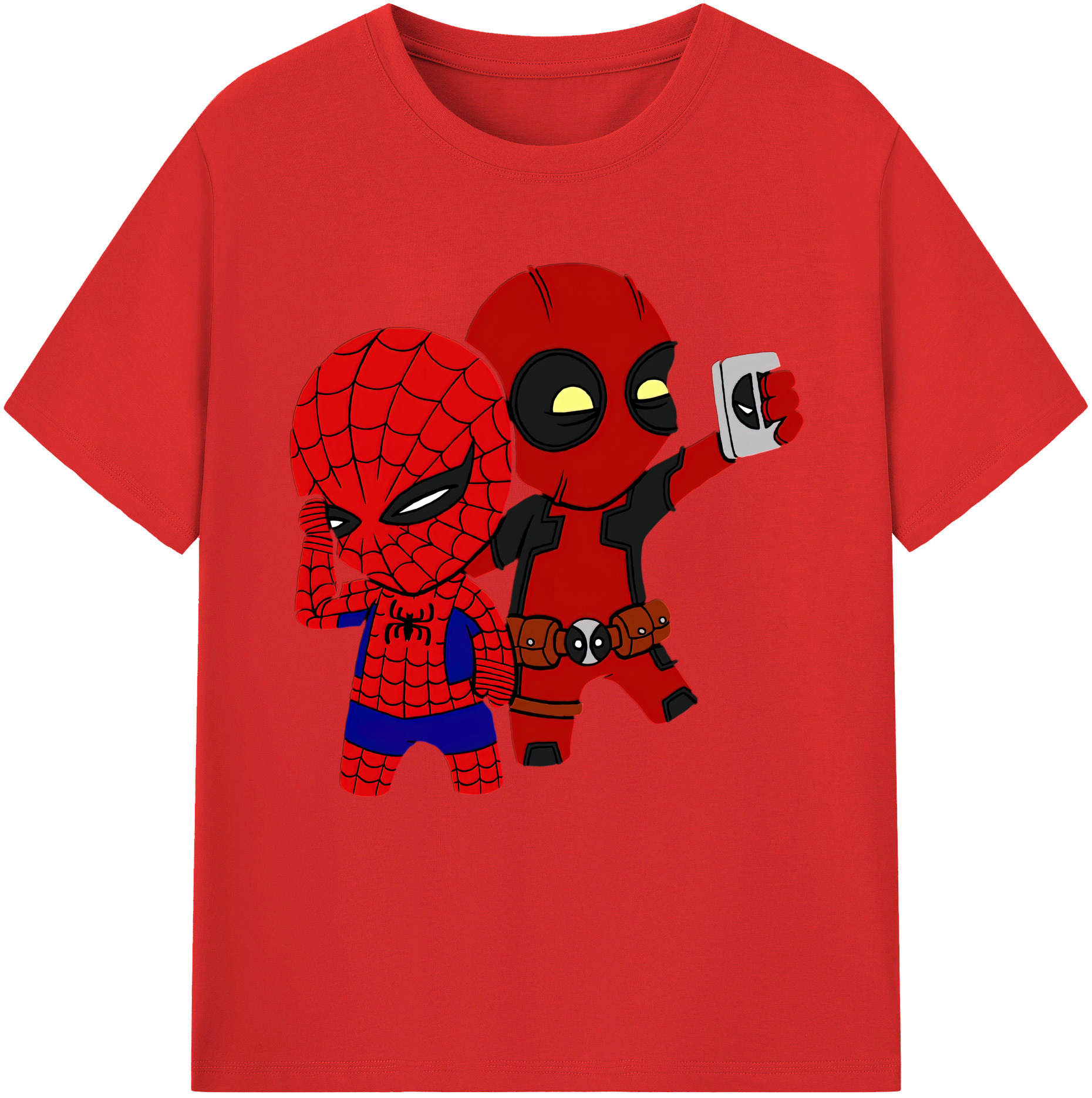 （画像用） Deadpool デッドプール 綿100％半袖Tシャツ（フロントプリント）