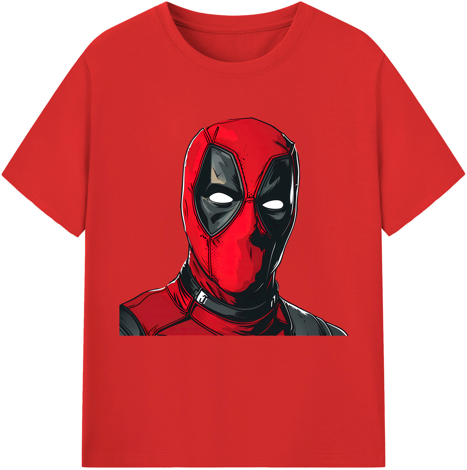 （画像用） Deadpool デッドプール 綿100％半袖Tシャツ（フロントプリント）