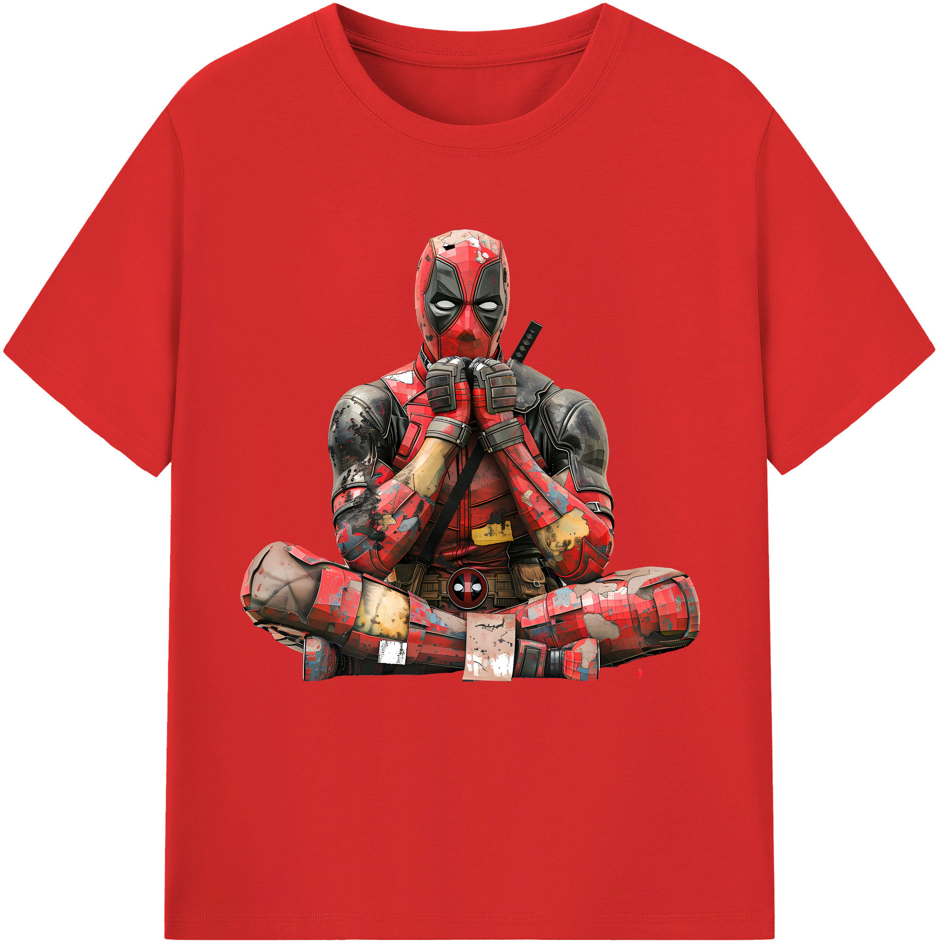 （画像用） Deadpool デッドプール 綿100％半袖Tシャツ（フロントプリント）