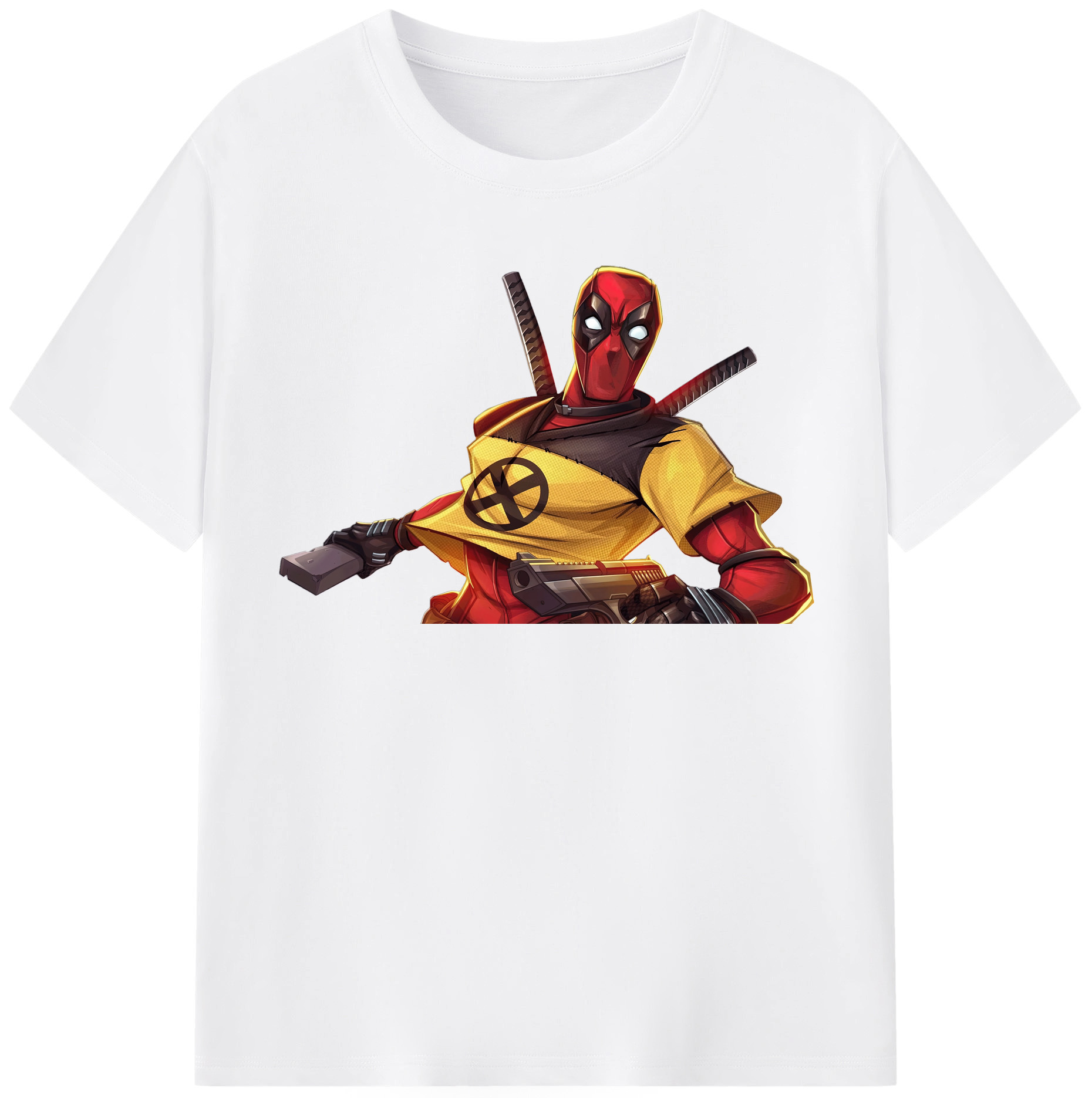 （画像用） Deadpool デッドプール 綿100％半袖Tシャツ（フロントプリント）
