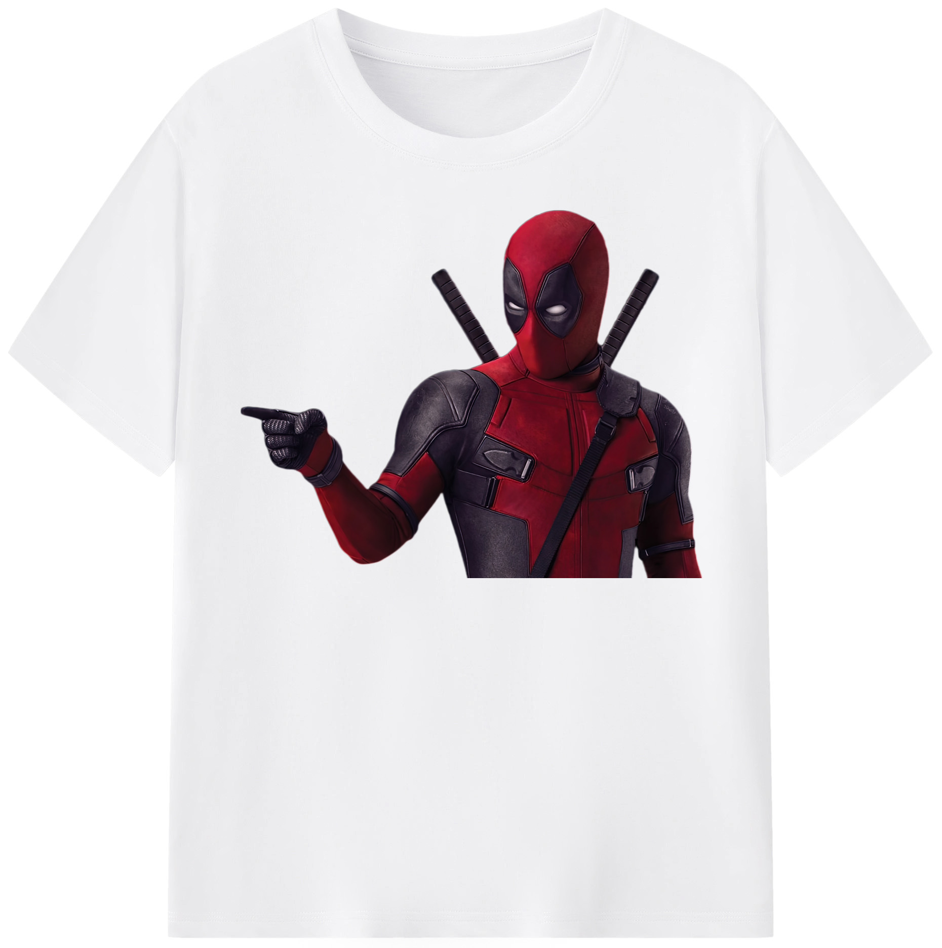 （画像用） Deadpool デッドプール 綿100％半袖Tシャツ（フロントプリント）