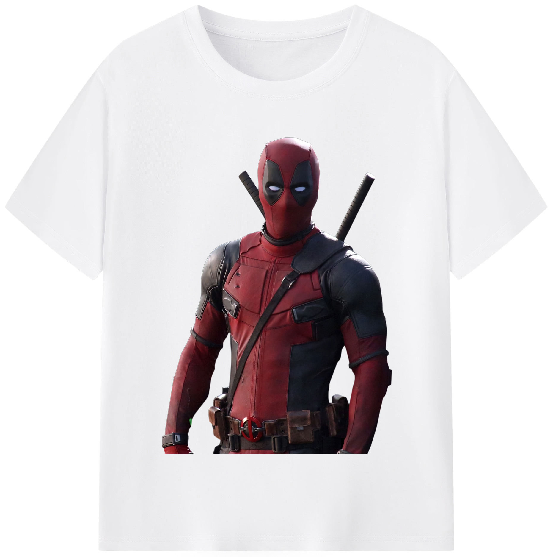 （画像用） Deadpool デッドプール 綿100％半袖Tシャツ（フロントプリント）