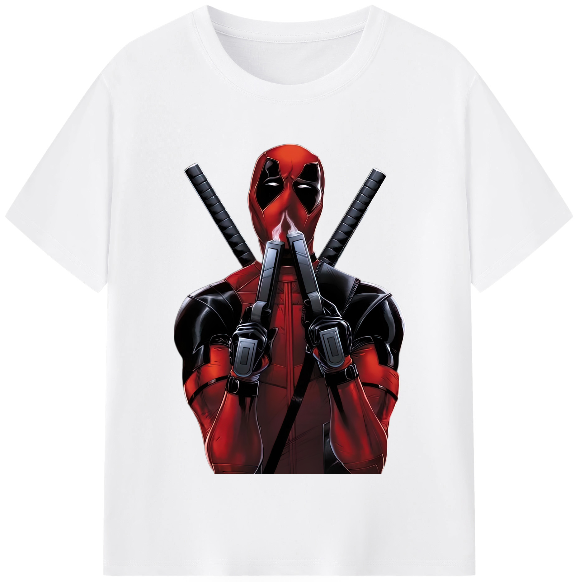 （画像用） Deadpool デッドプール 綿100％半袖Tシャツ（フロントプリント）