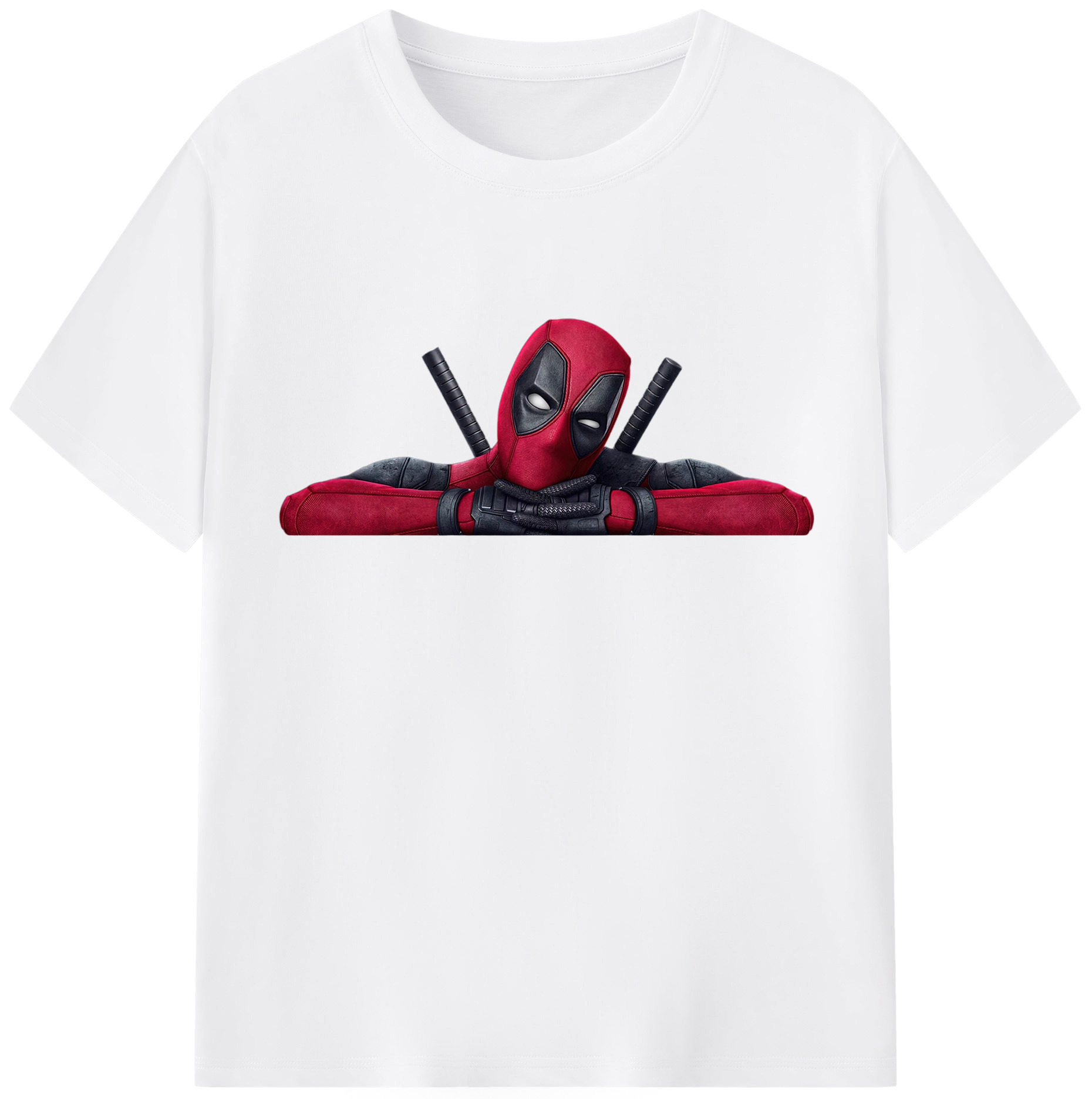 （画像用） Deadpool デッドプール 綿100％半袖Tシャツ（フロントプリント）