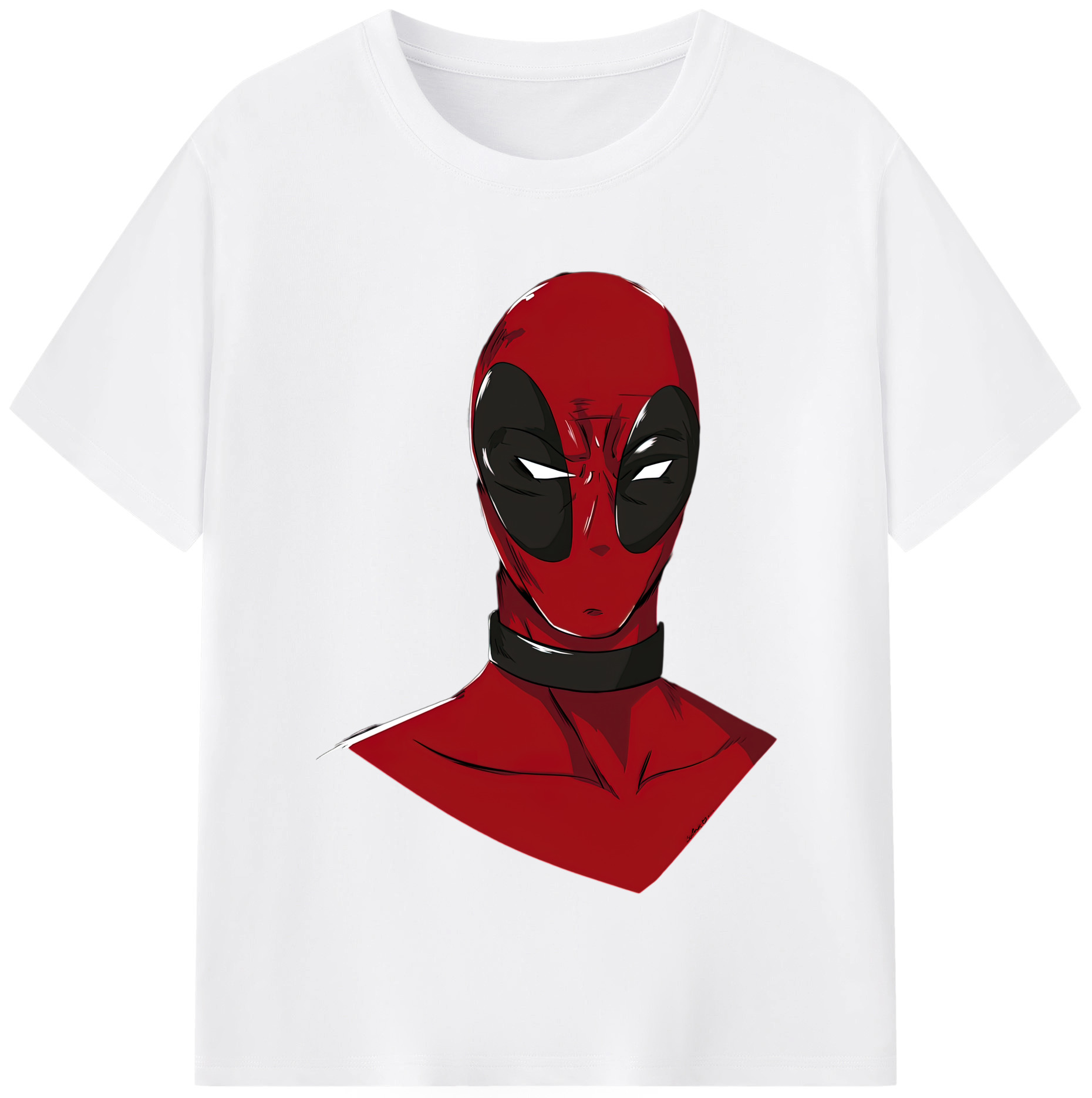 （画像用） Deadpool デッドプール 綿100％半袖Tシャツ（フロントプリント）
