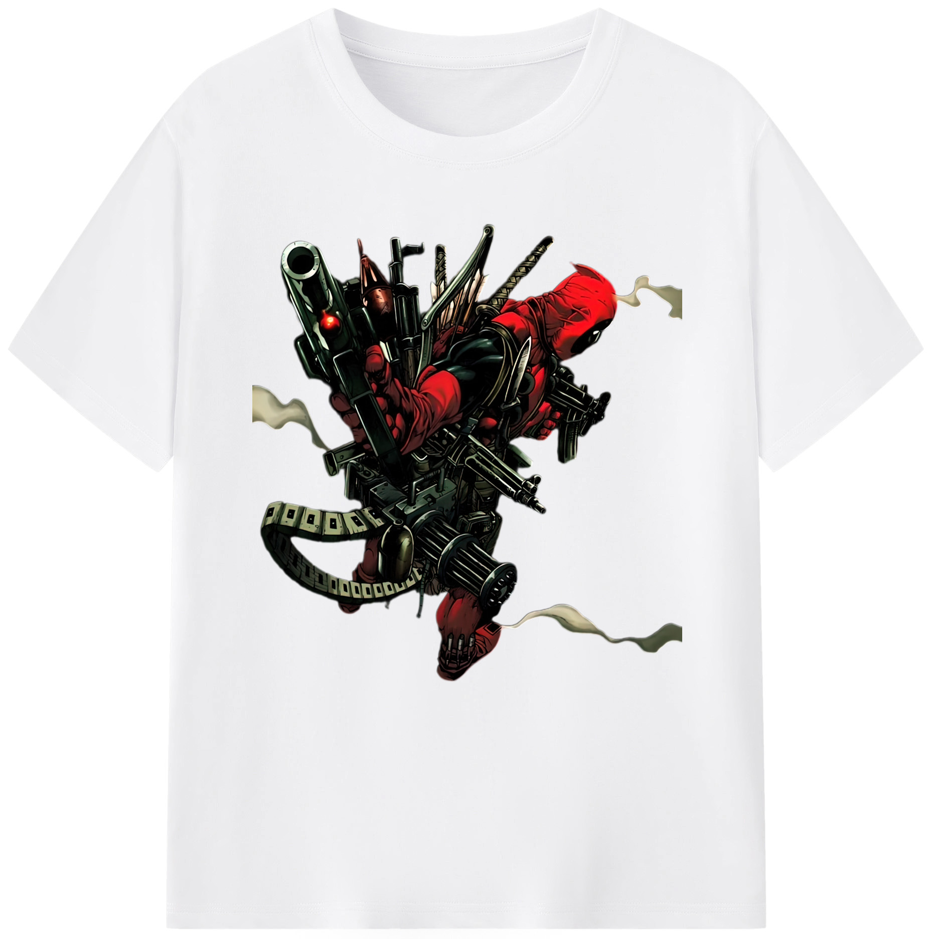 （画像用） Deadpool デッドプール 綿100％半袖Tシャツ（フロントプリント）