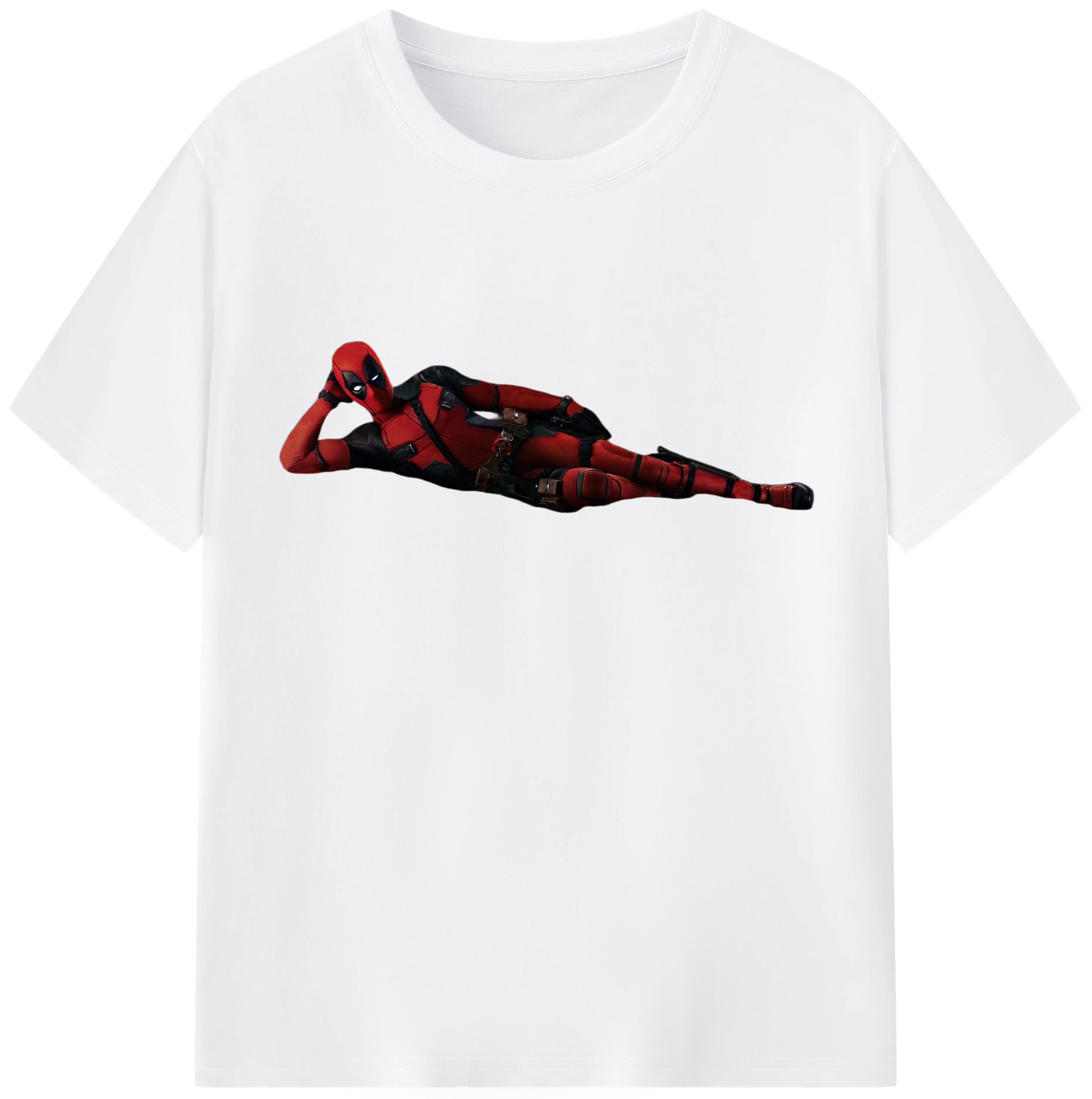 （画像用） Deadpool デッドプール 綿100％半袖Tシャツ（フロントプリント）