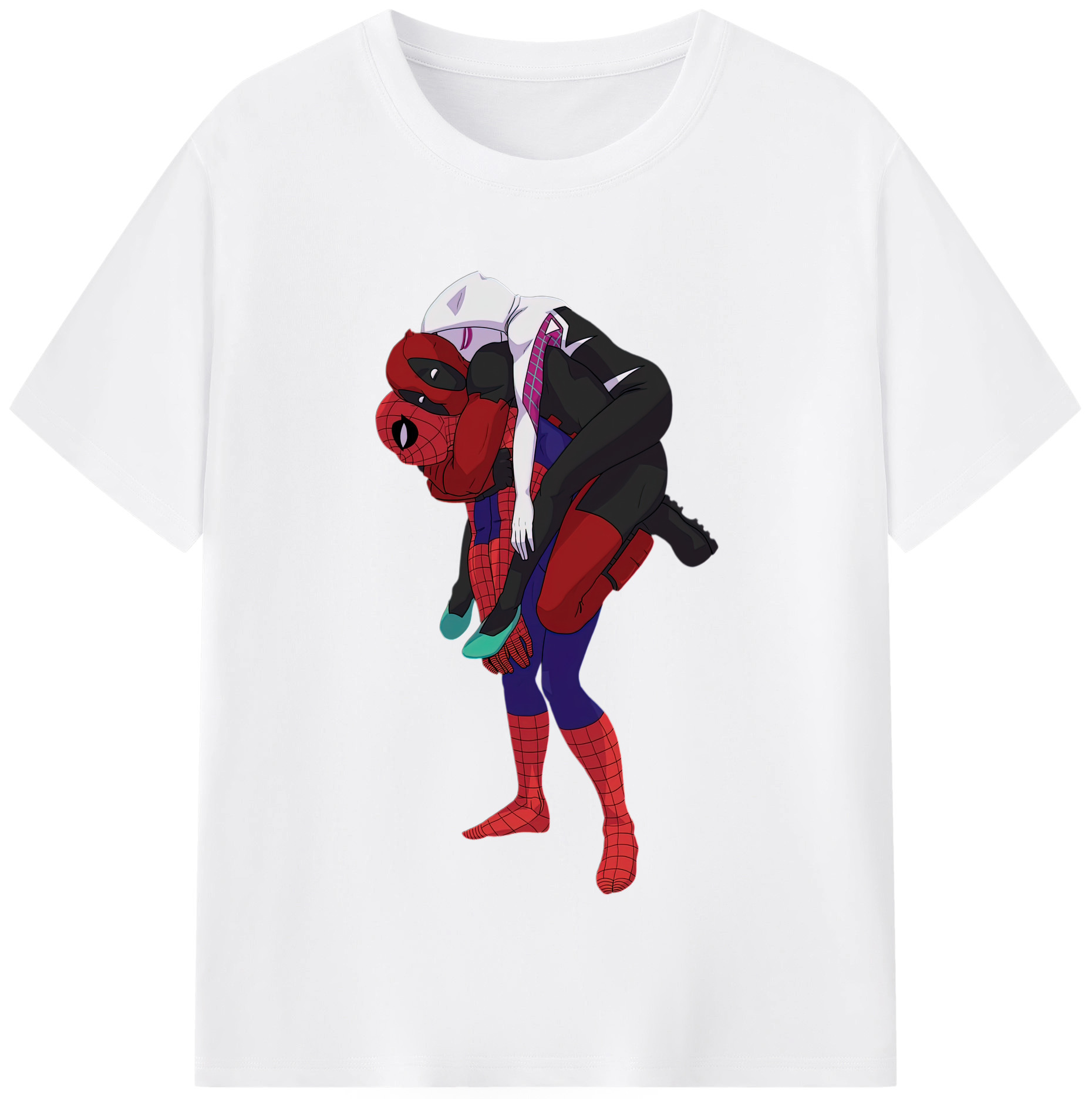 （画像用） Deadpool デッドプール 綿100％半袖Tシャツ（フロントプリント）