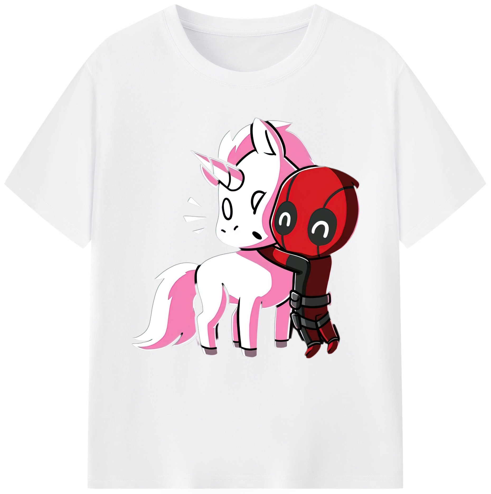 （画像用） Deadpool デッドプール 綿100％半袖Tシャツ（フロントプリント）