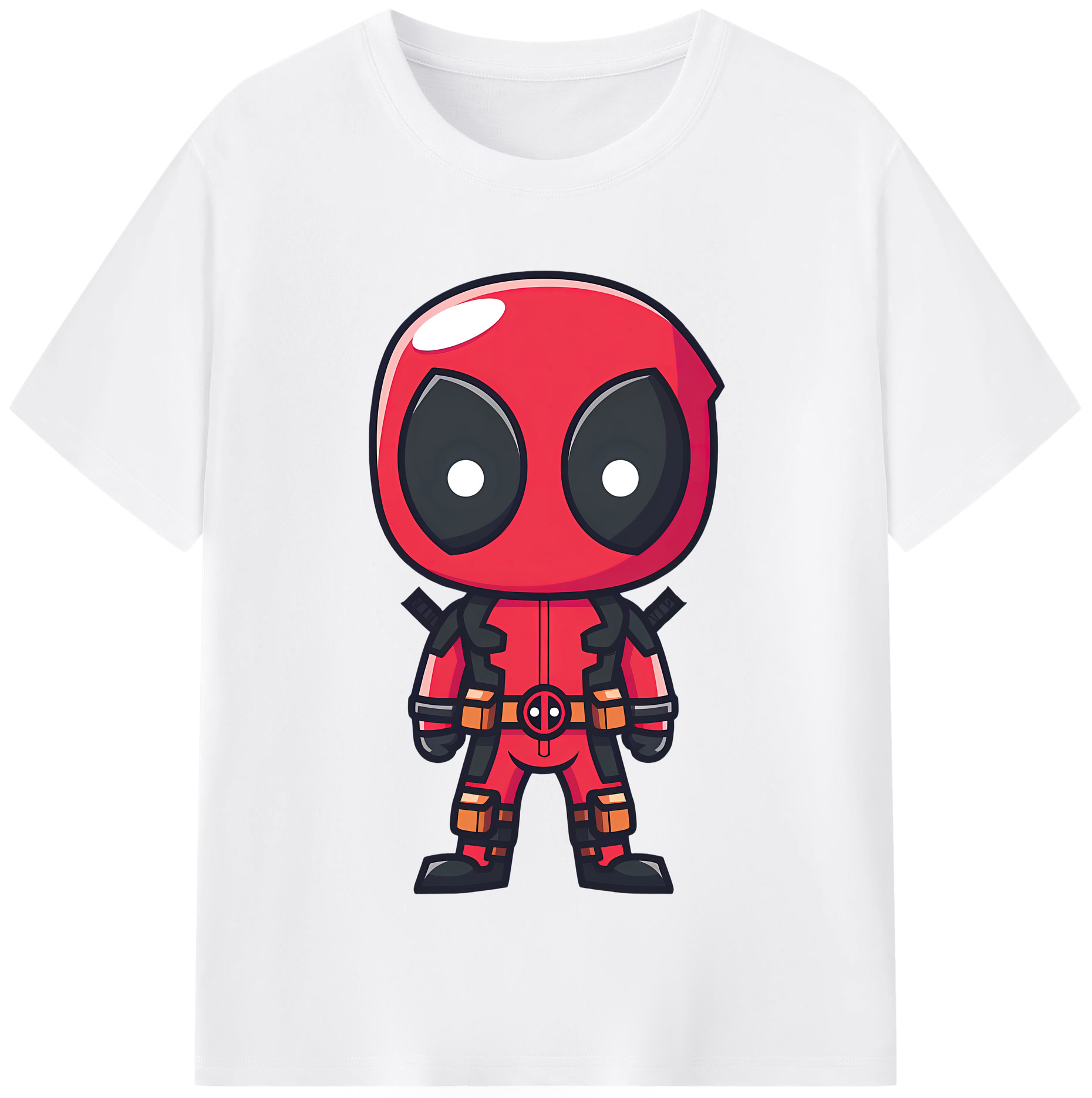 （画像用） Deadpool デッドプール 綿100％半袖Tシャツ（フロントプリント）