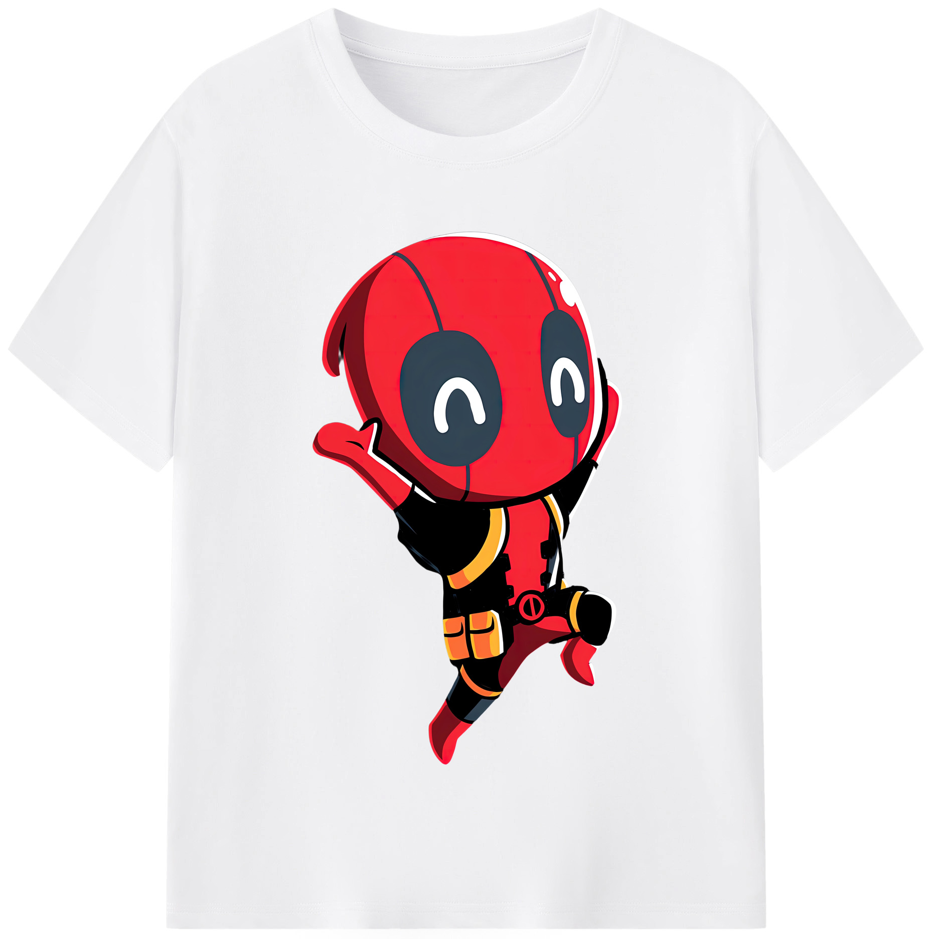 （画像用） Deadpool デッドプール 綿100％半袖Tシャツ（フロントプリント）