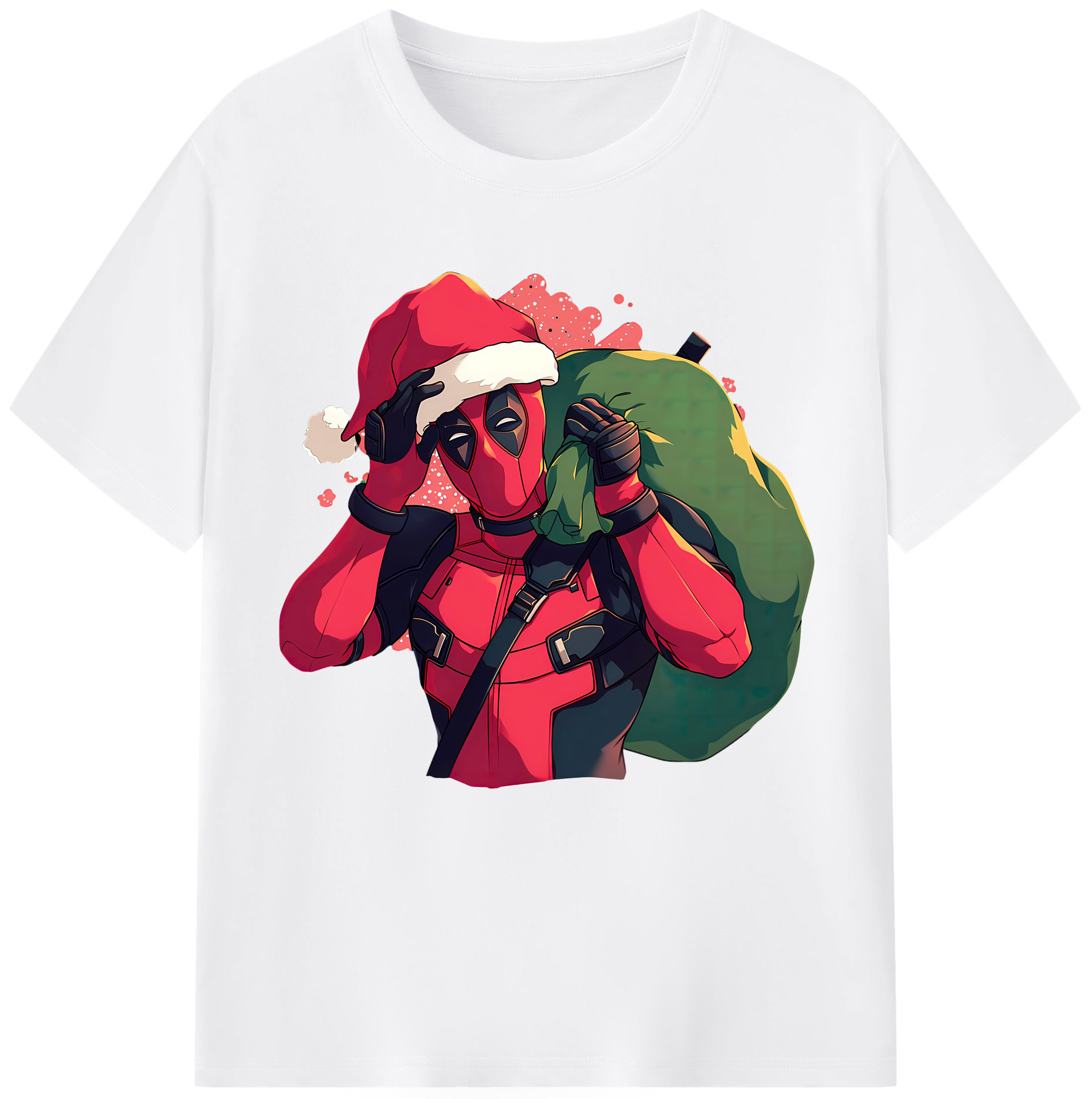 （画像用） Deadpool デッドプール 綿100％半袖Tシャツ（フロントプリント）