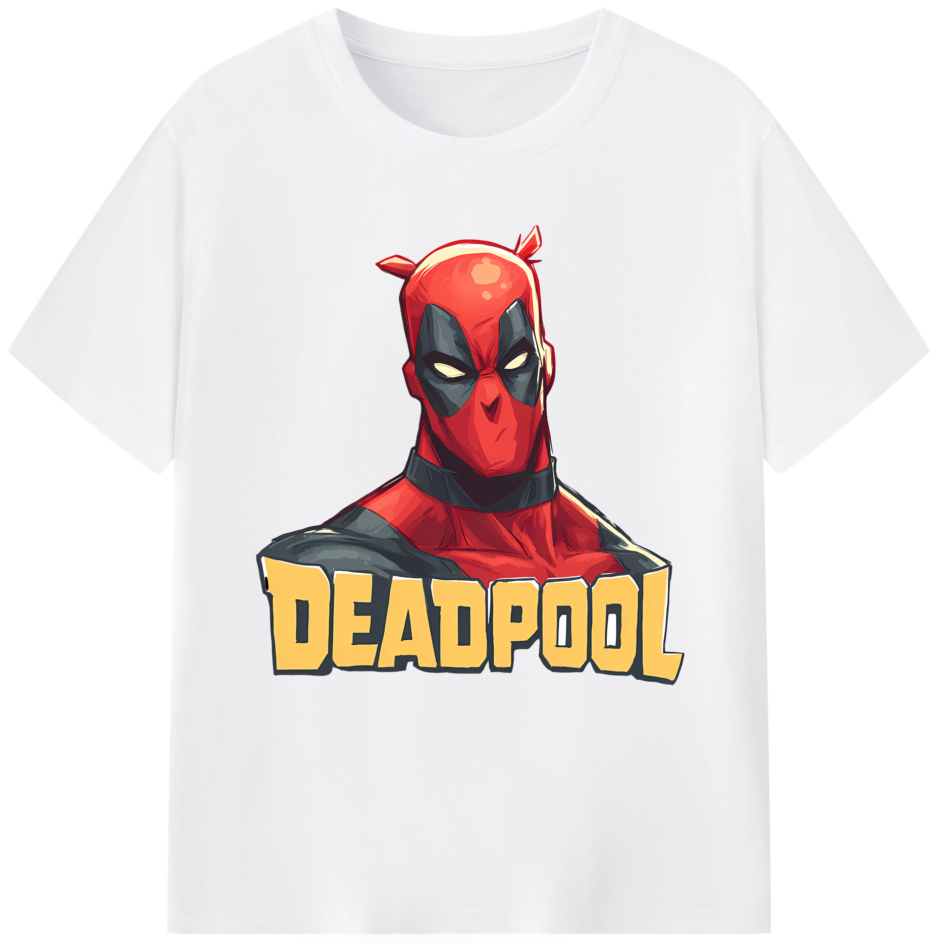 （画像用） Deadpool デッドプール 綿100％半袖Tシャツ（フロントプリント）