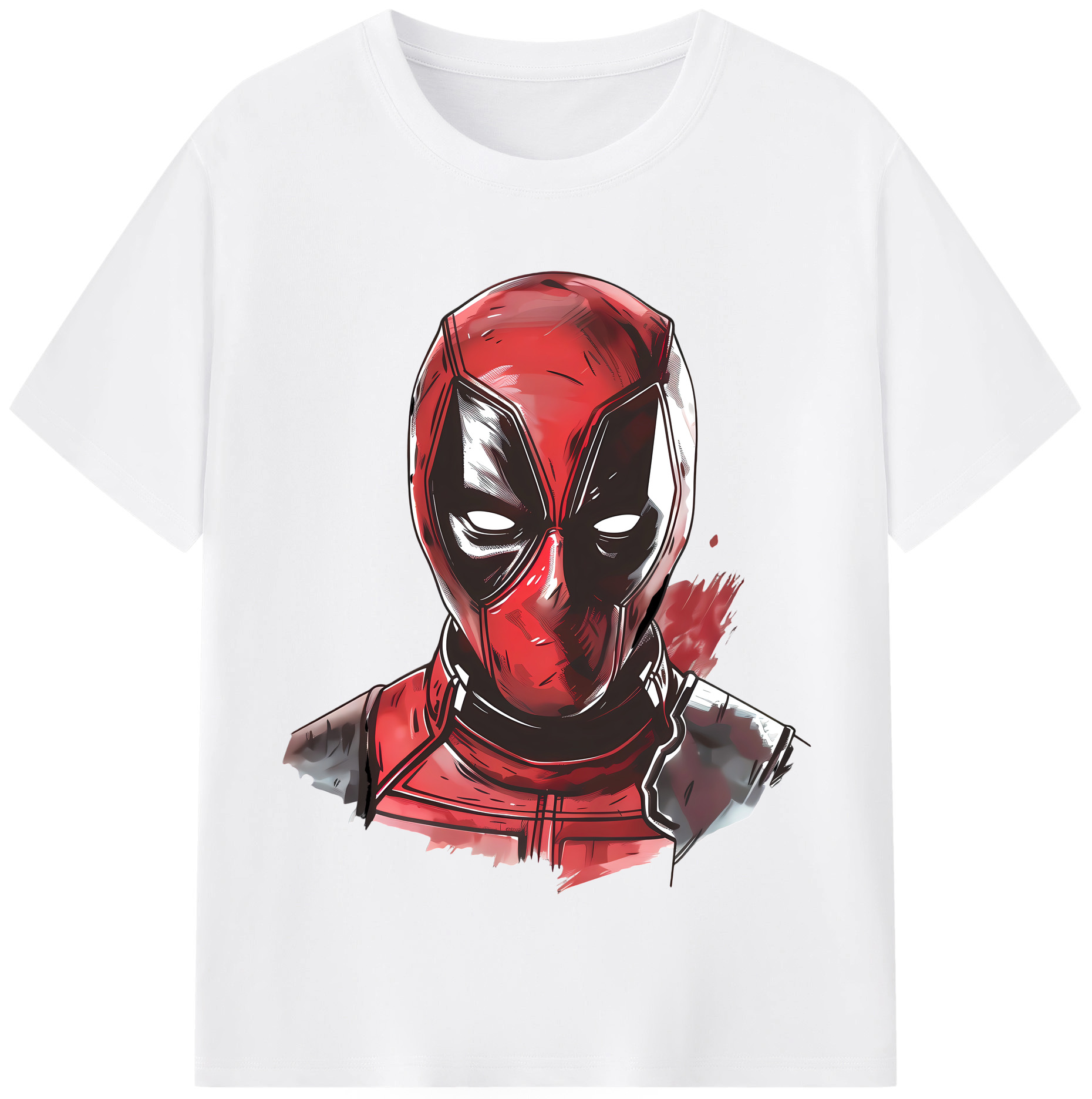 （画像用） Deadpool デッドプール 綿100％半袖Tシャツ（フロントプリント）
