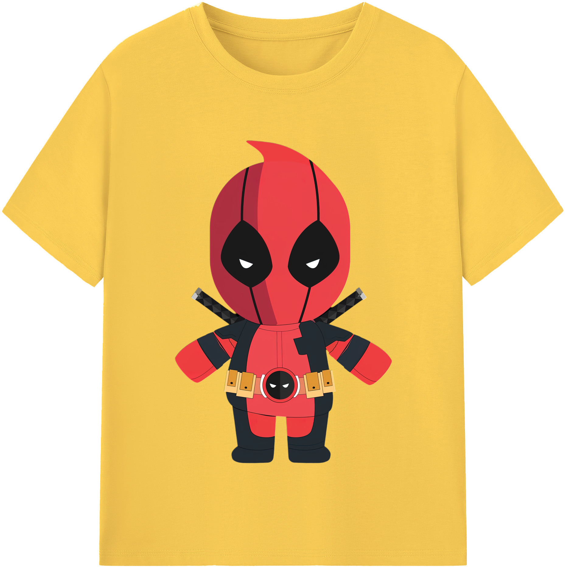 （画像用） Deadpool デッドプール 綿100％半袖Tシャツ（フロントプリント）