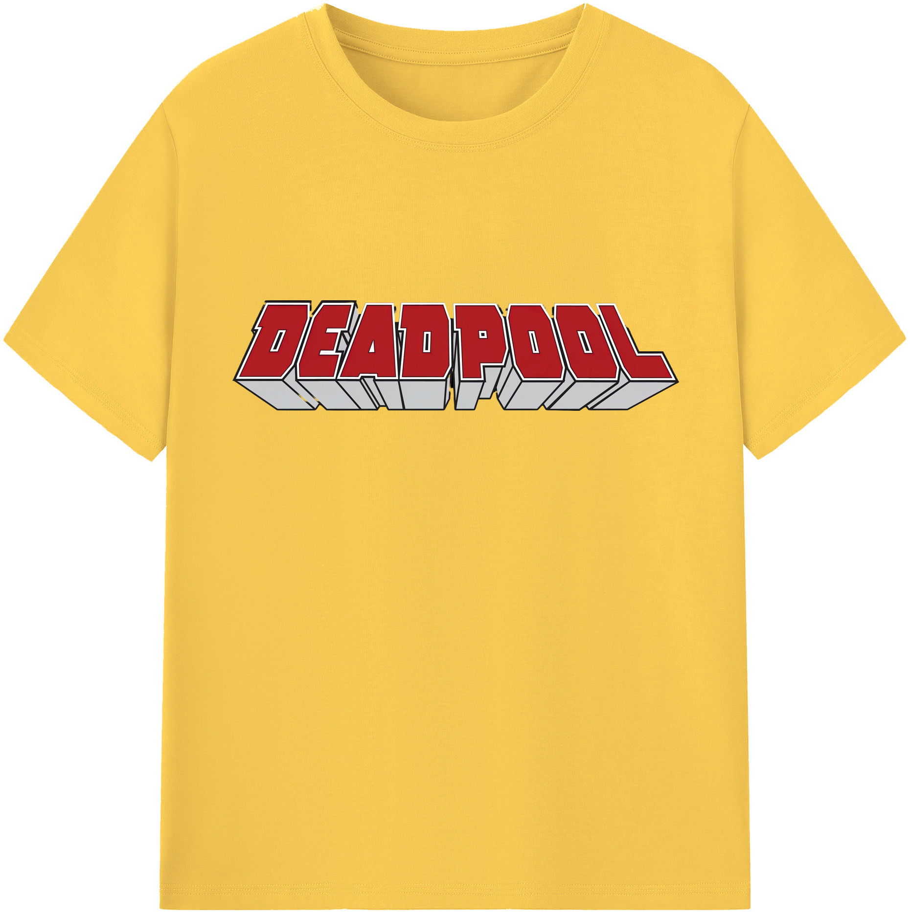 （画像用） Deadpool デッドプール 綿100％半袖Tシャツ（フロントプリント）