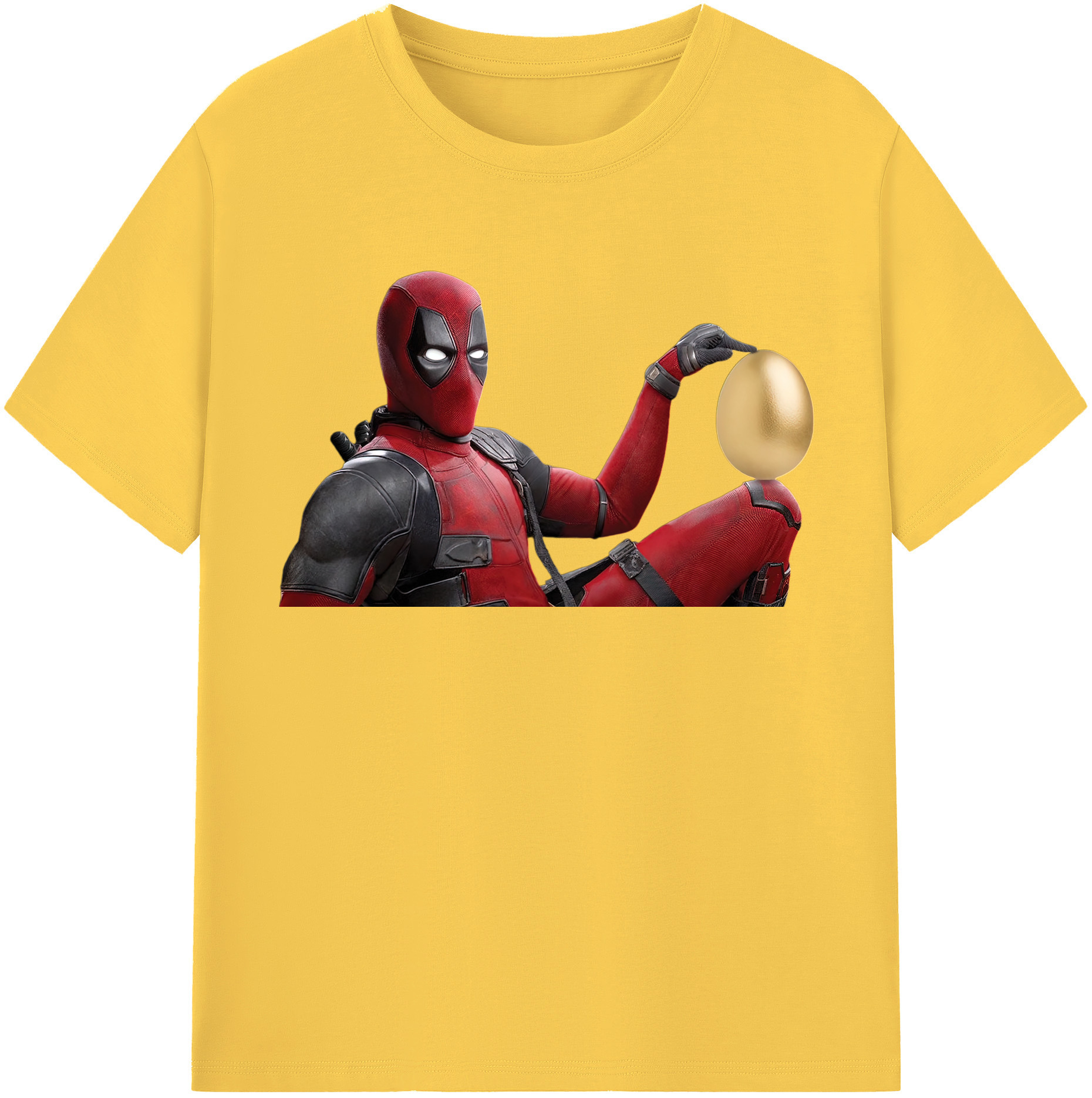 （画像用） Deadpool デッドプール 綿100％半袖Tシャツ（フロントプリント）