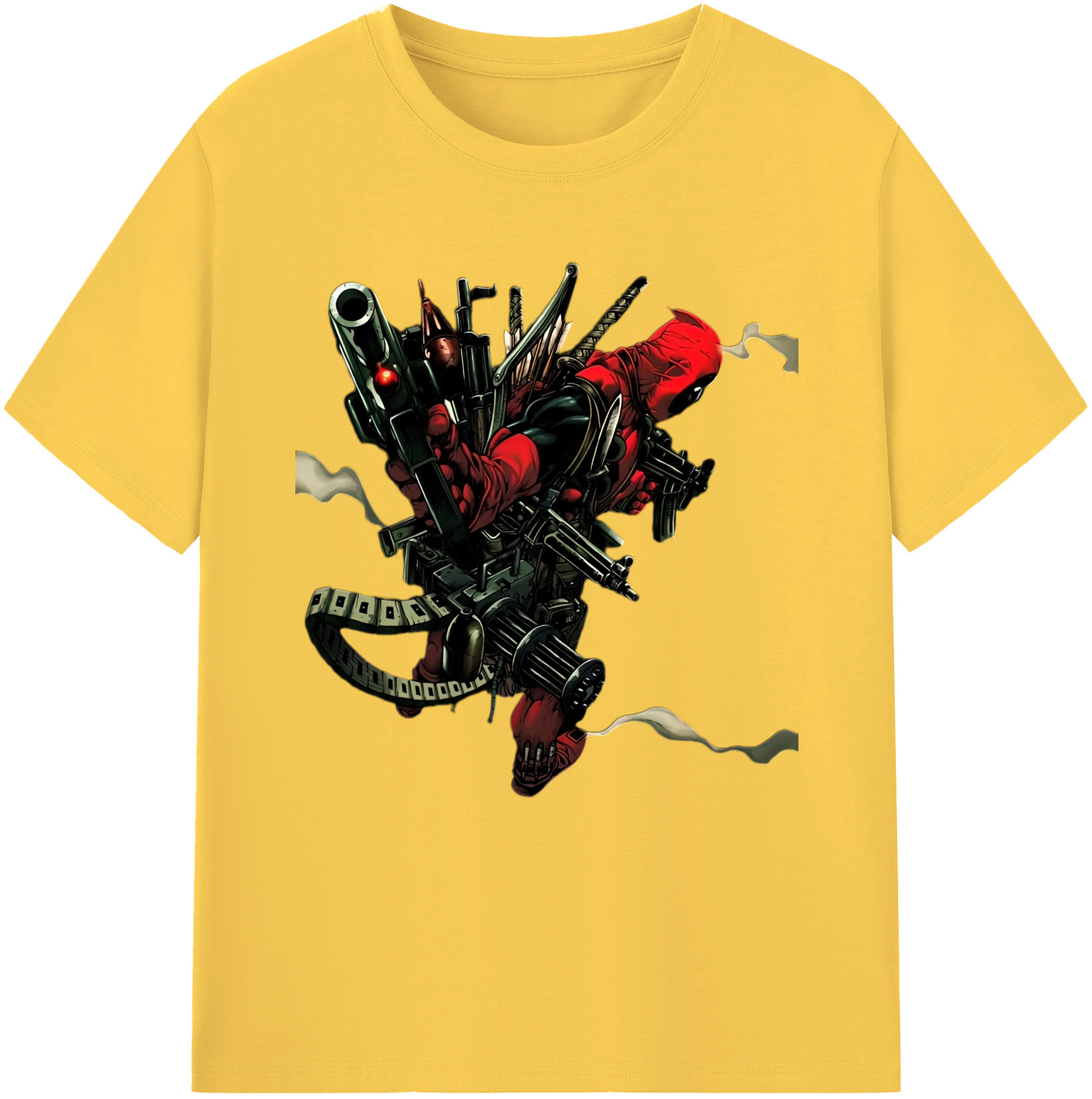 （画像用） Deadpool デッドプール 綿100％半袖Tシャツ（フロントプリント）