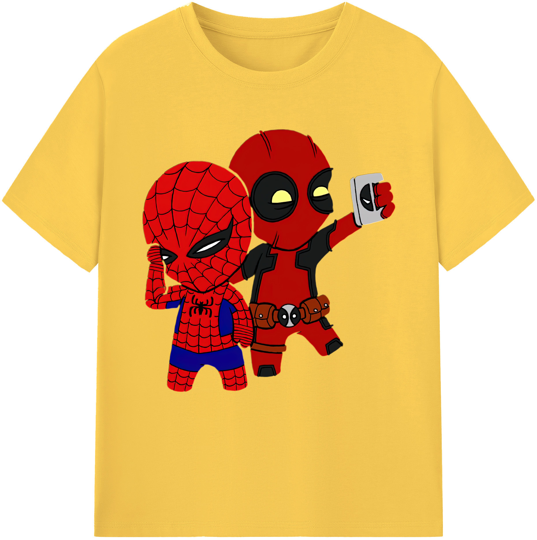 （画像用） Deadpool デッドプール 綿100％半袖Tシャツ（フロントプリント）