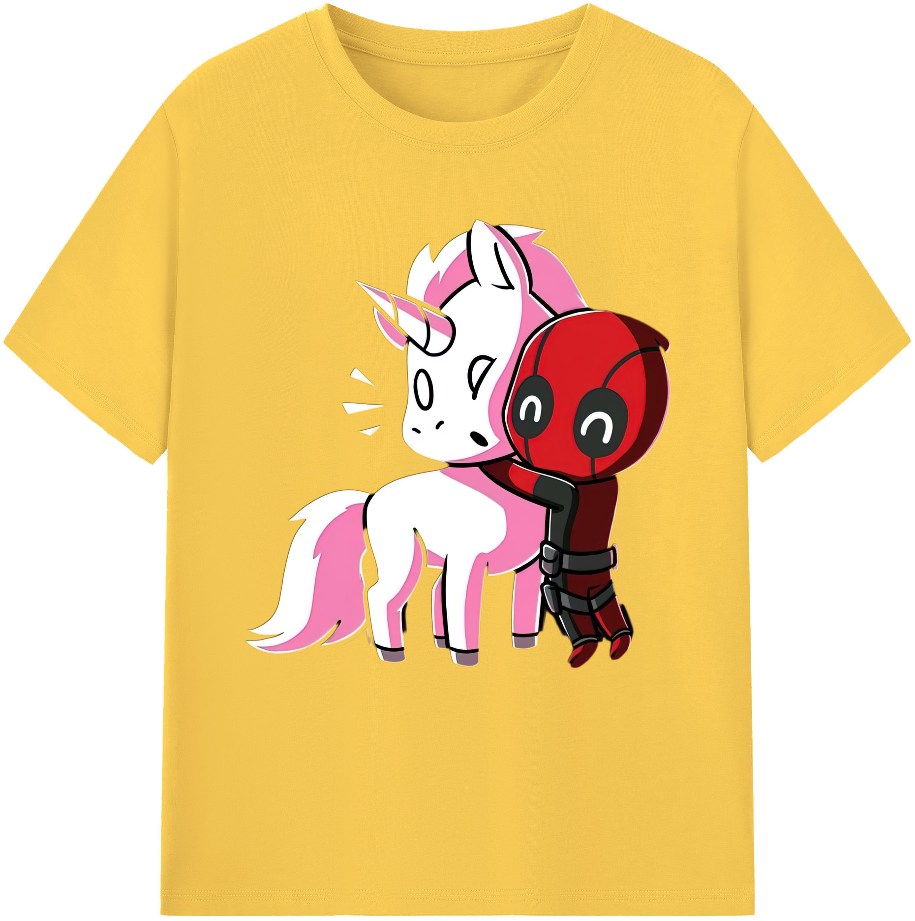 （画像用） Deadpool デッドプール 綿100％半袖Tシャツ（フロントプリント）