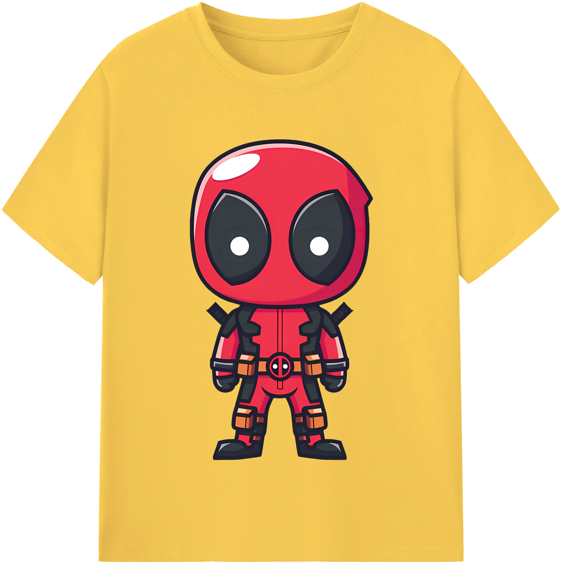 （画像用） Deadpool デッドプール 綿100％半袖Tシャツ（フロントプリント）