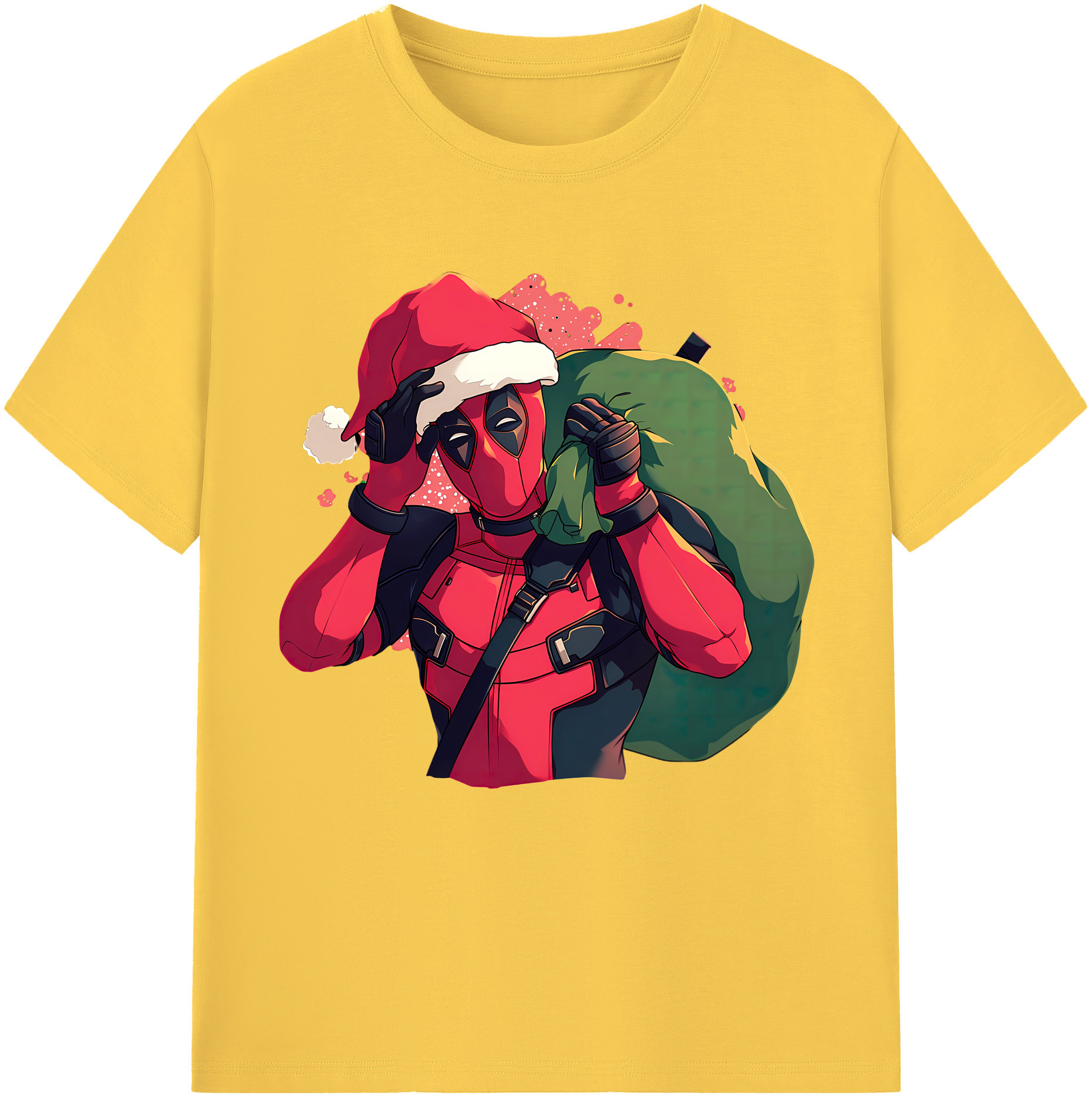 （画像用） Deadpool デッドプール 綿100％半袖Tシャツ（フロントプリント）