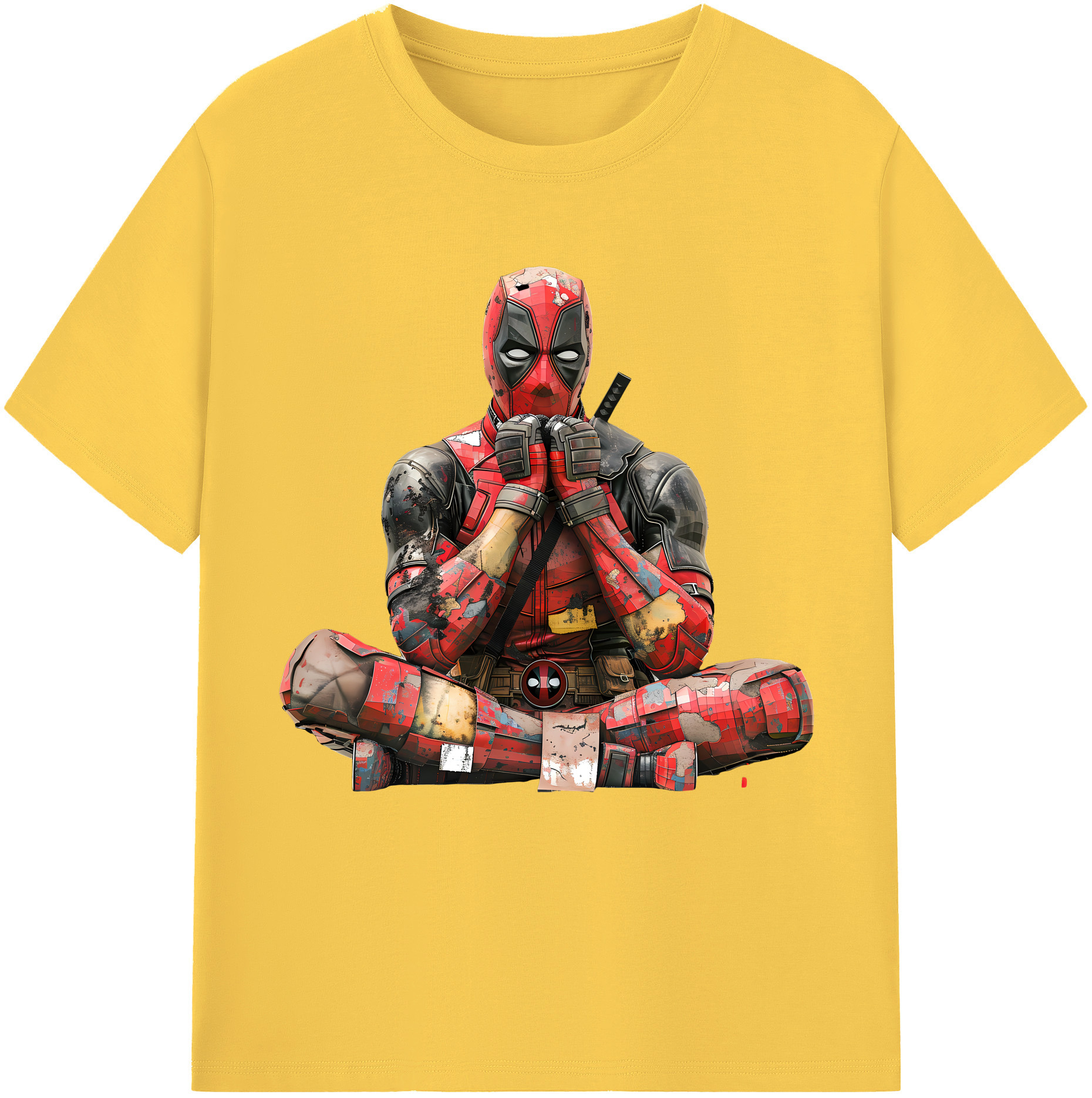 （画像用） Deadpool デッドプール 綿100％半袖Tシャツ（フロントプリント）