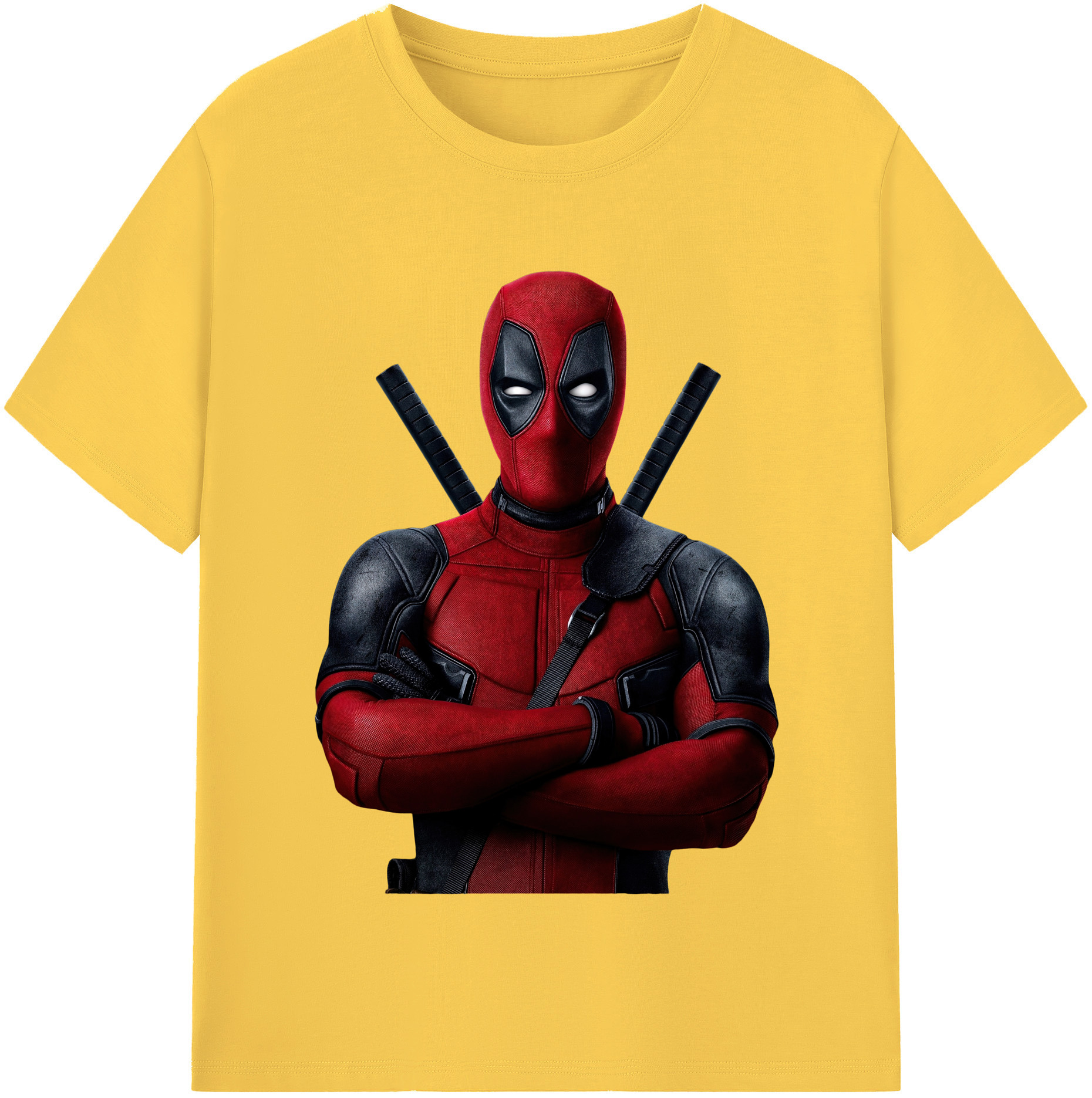 （画像用） Deadpool デッドプール 綿100％半袖Tシャツ（フロントプリント）