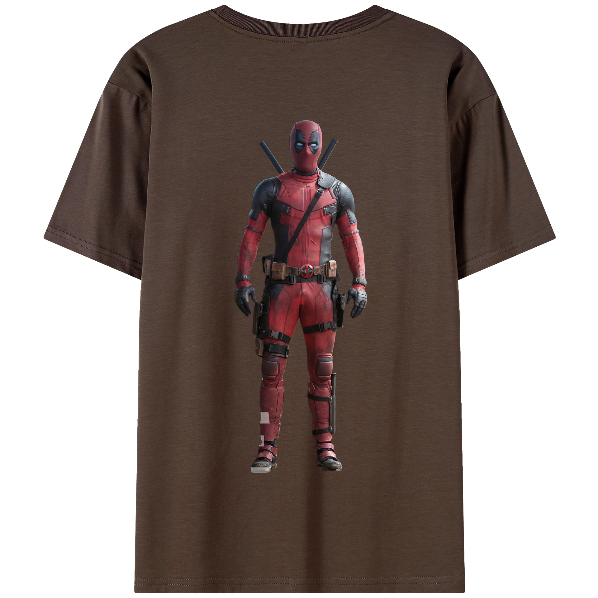 （画像用） Deadpool デッドプール 綿100％半袖Tシャツ（背面プリント）