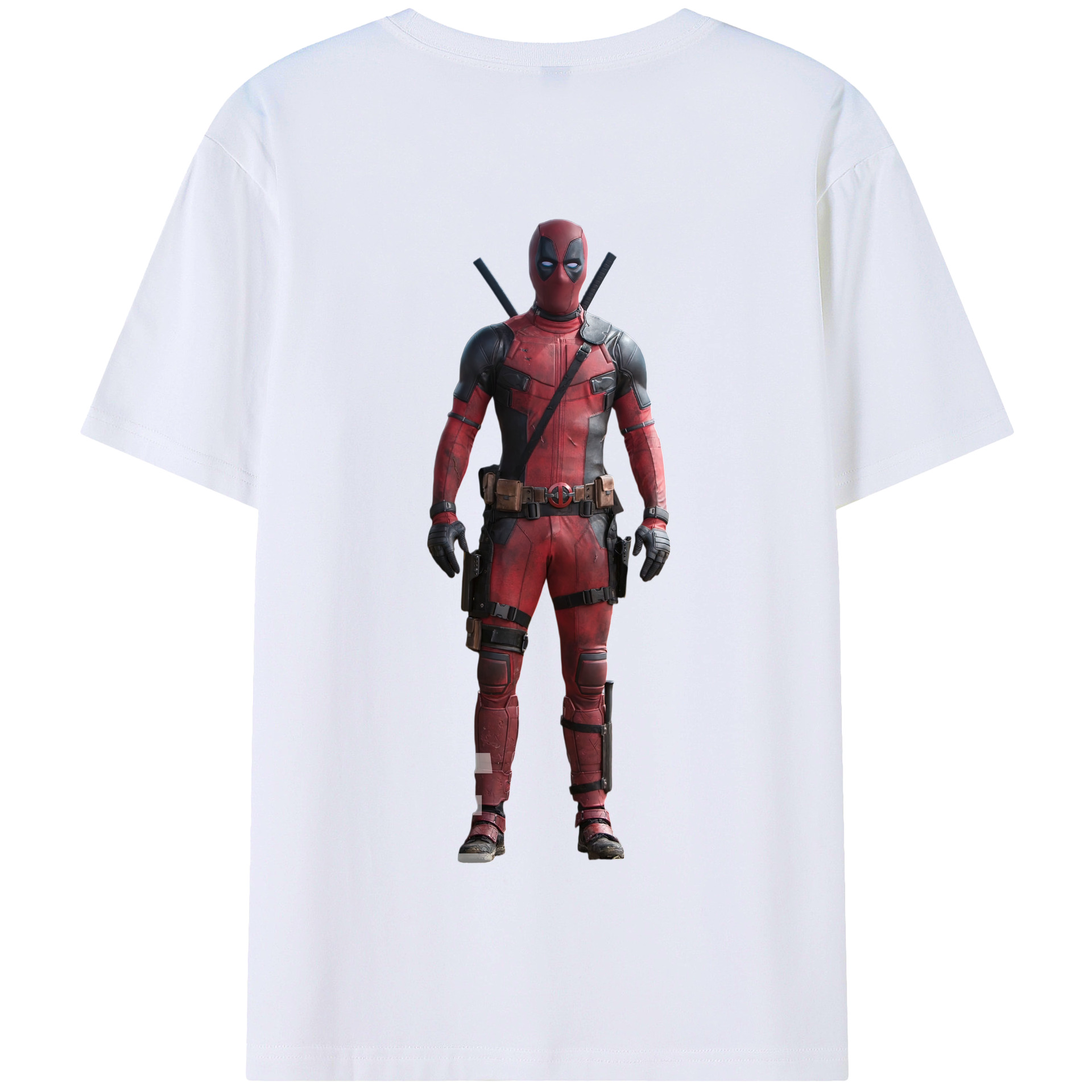 （画像用） Deadpool デッドプール 綿100％半袖Tシャツ（背面プリント）