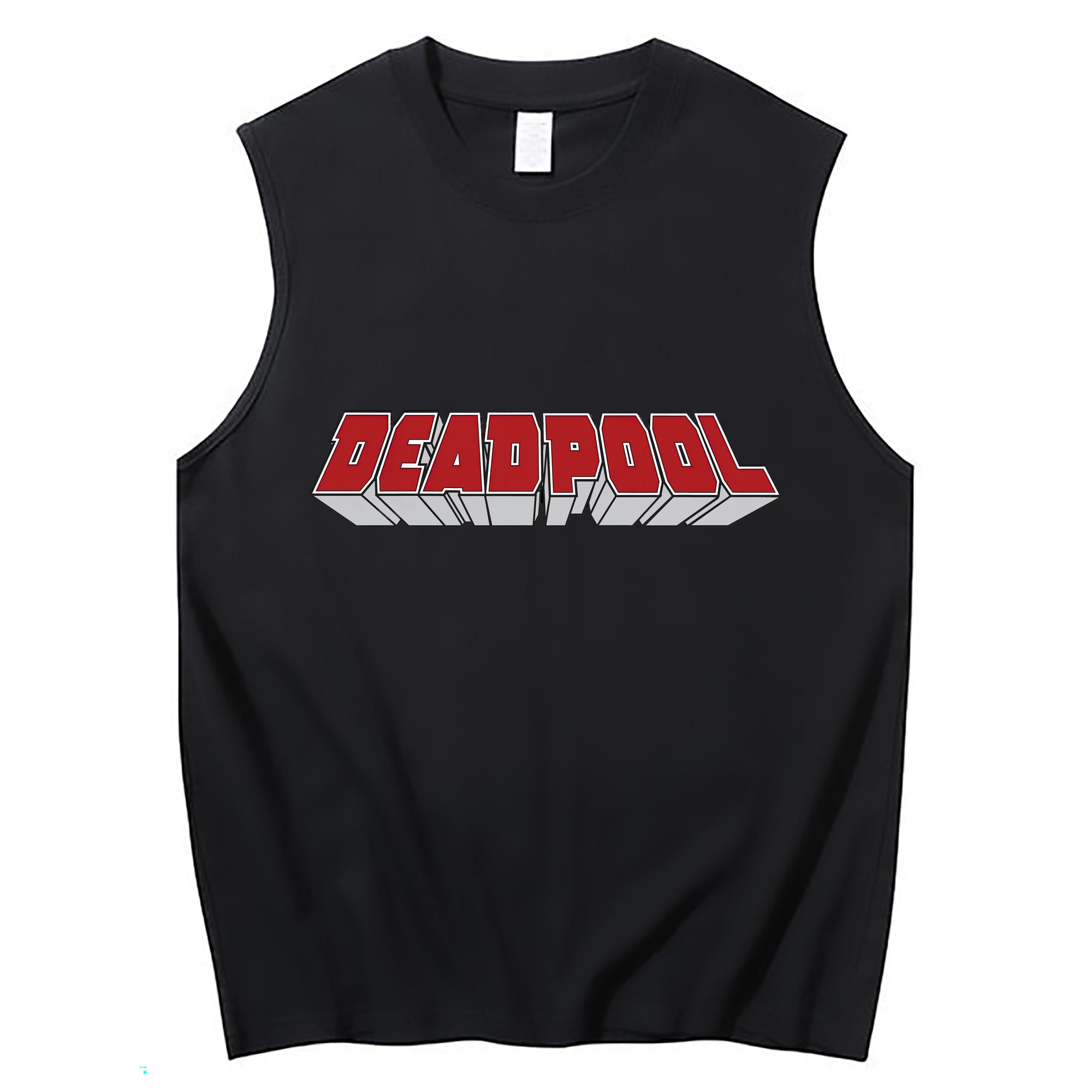 （画像用） Deadpool デッドプール コットン100％タンクトップ（フロントプリント）