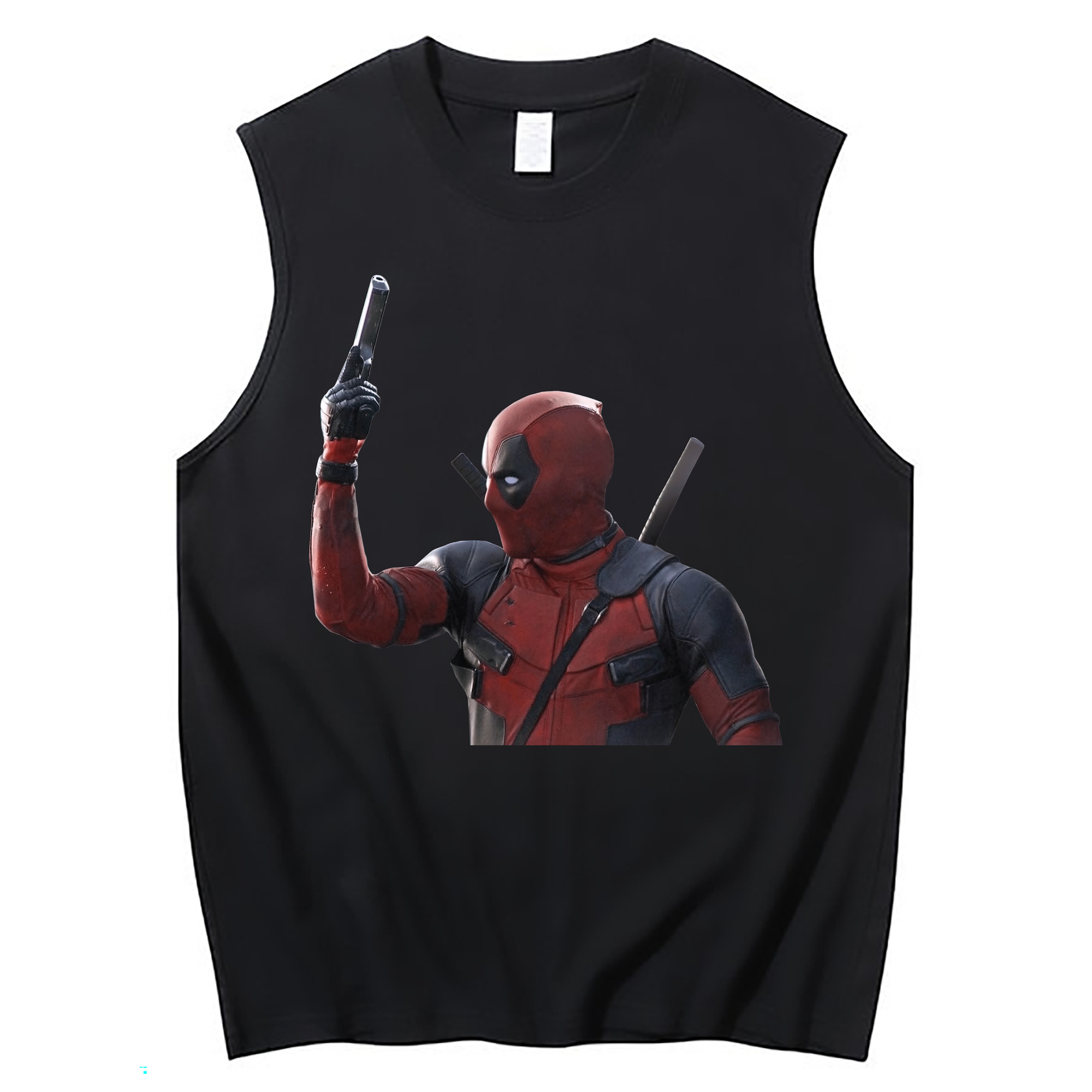 （画像用） Deadpool デッドプール コットン100％タンクトップ（フロントプリント）
